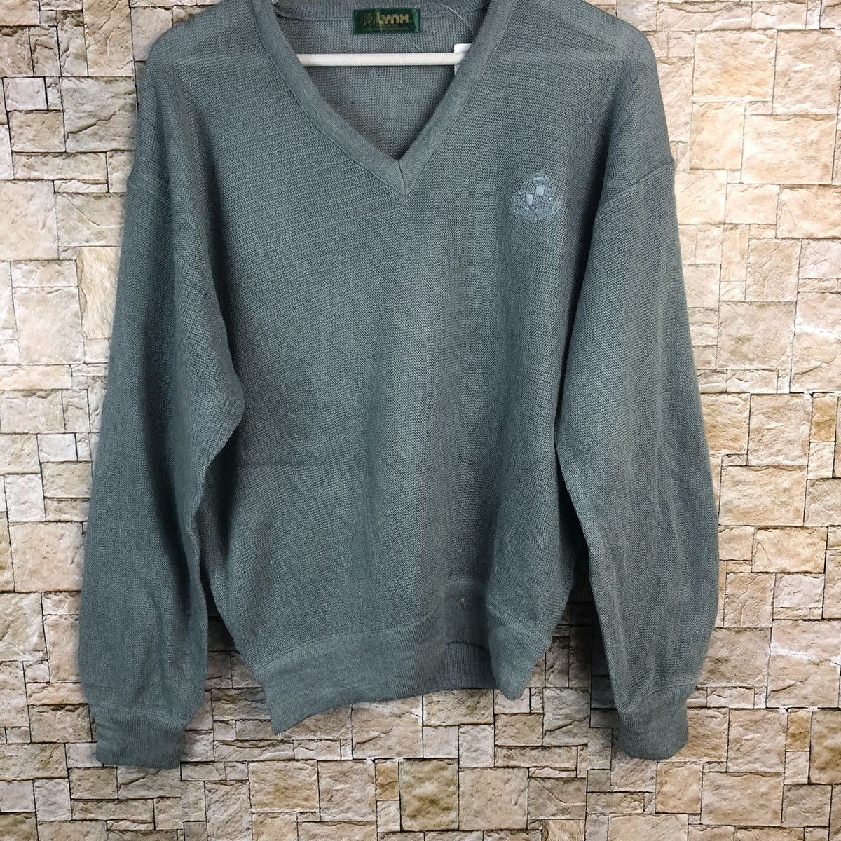 Homespun Knitwear × Japanese Brand Lynx Blue Knitwear vintage #A929 Size L / US 10 / IT 46 - 3 Thumbnail