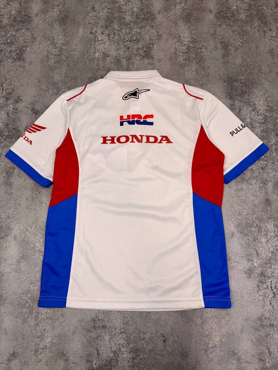 Honda Honda Men's HRC Racing Replica Polo Shirt White Size M Size US M / EU 48-50 / 2 - 7 Thumbnail