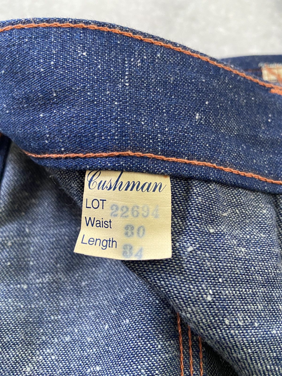 Cushman Vintage Cushman Lot 22694 Workwear denim Pant Union Made Size US 30 / EU 46 - 10 Thumbnail