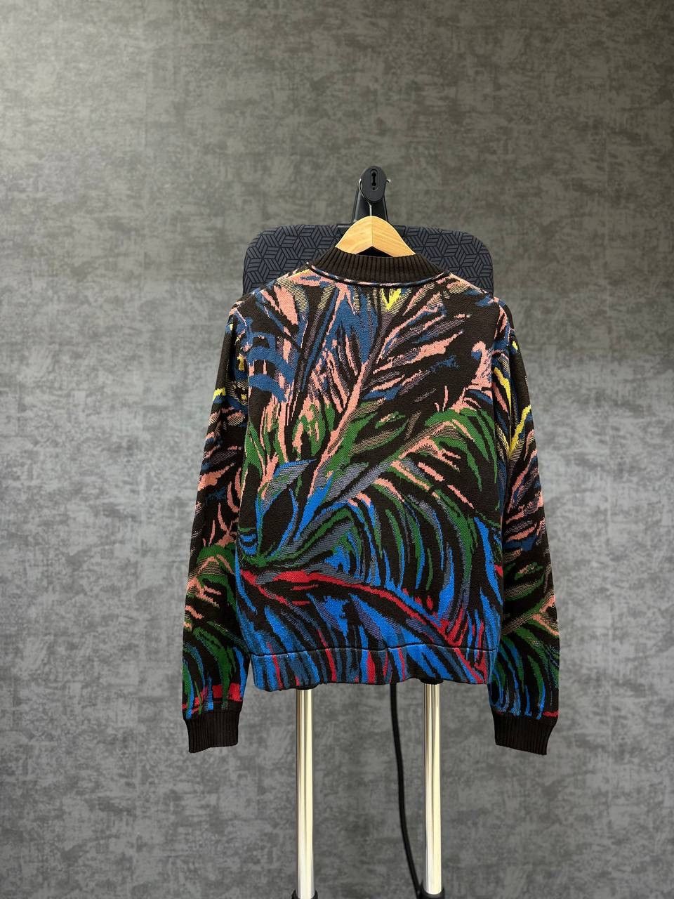 Vintage Vintage Ivko Full Zip Floral Cardigan Wool Sweater Size US M / EU 48-50 / 2 - 17 Thumbnail