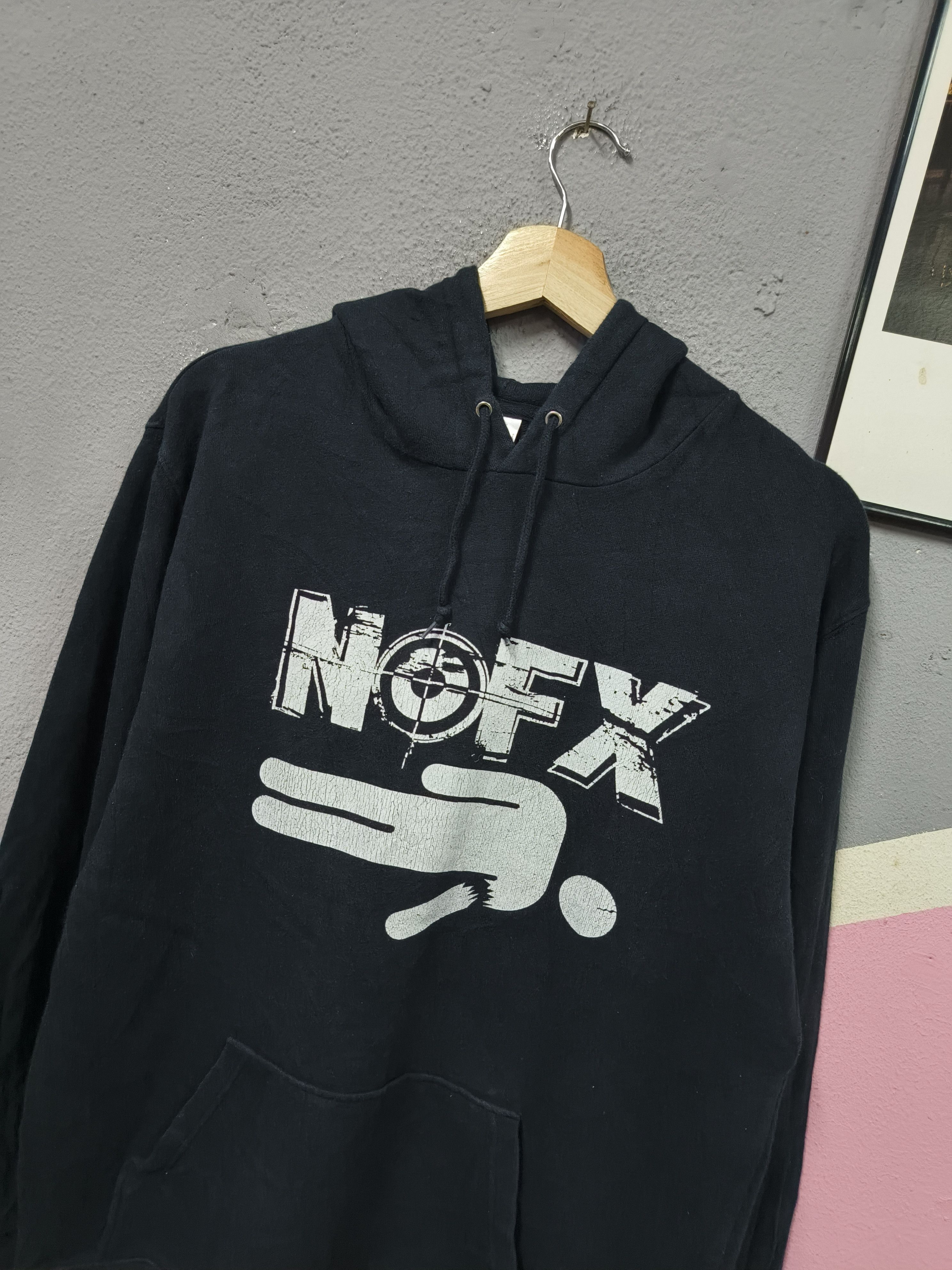 Band Tees NOFOX PUNK BAND HOODIE DISTRESSED Size US XL / EU 56 / 4 - 2 Thumbnail
