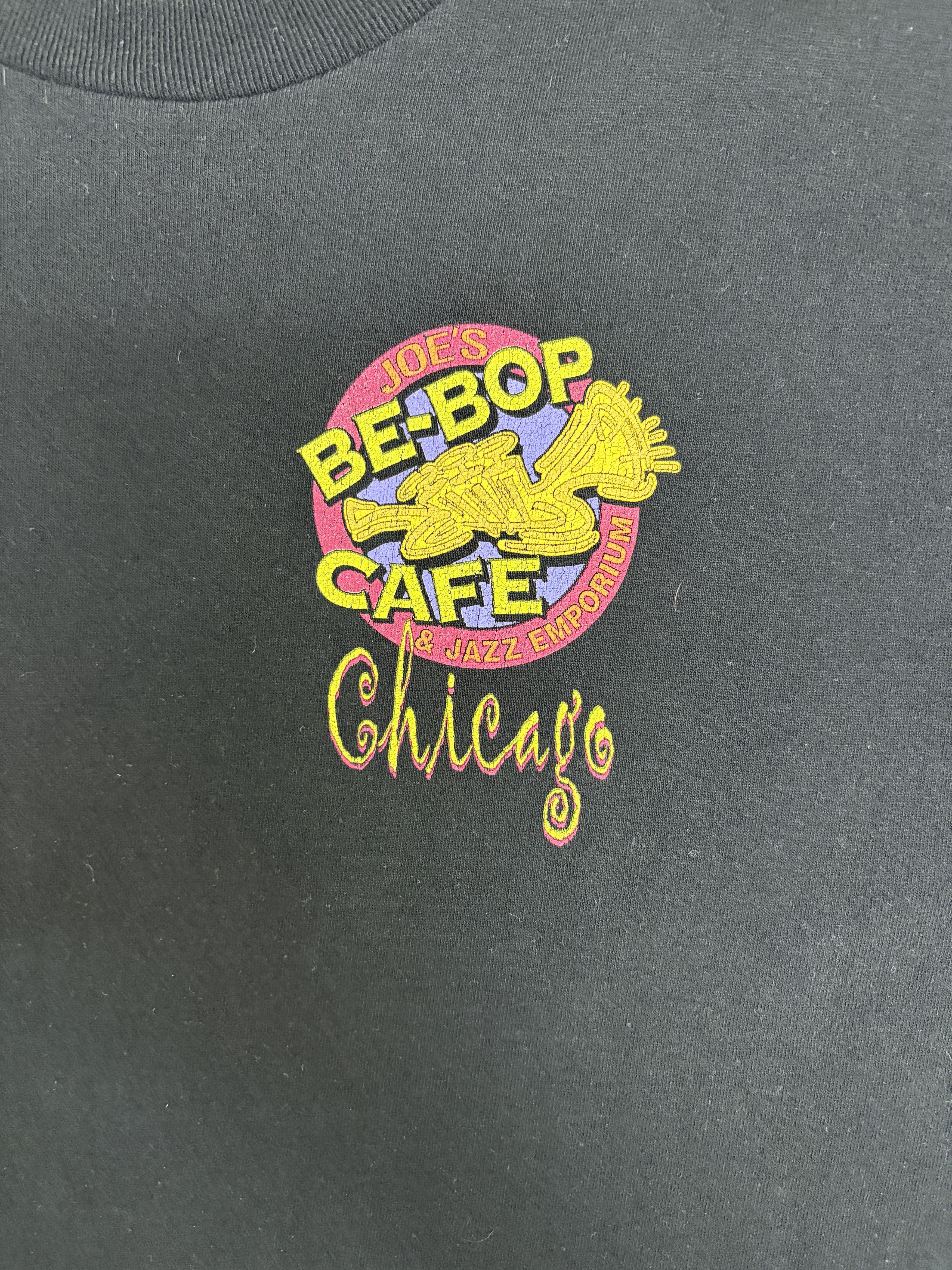 Vintage Joe's Be-Bop Cafe & Jazz Emporium Vintage T-Shirt Tee Size US XL / EU 56 / 4 - 2 Thumbnail