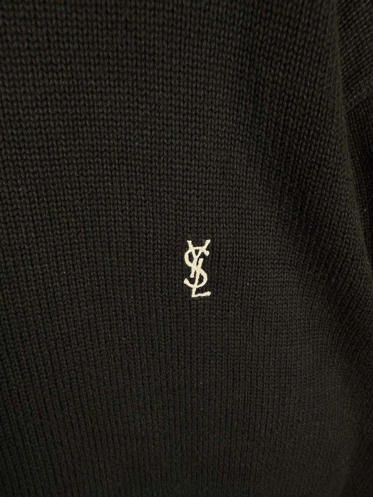 Yves Saint Laurent Black YSL Sweater Knit Yves Saint Laurent Sweater Size US XXL / EU 58 / 5 - 3 Thumbnail