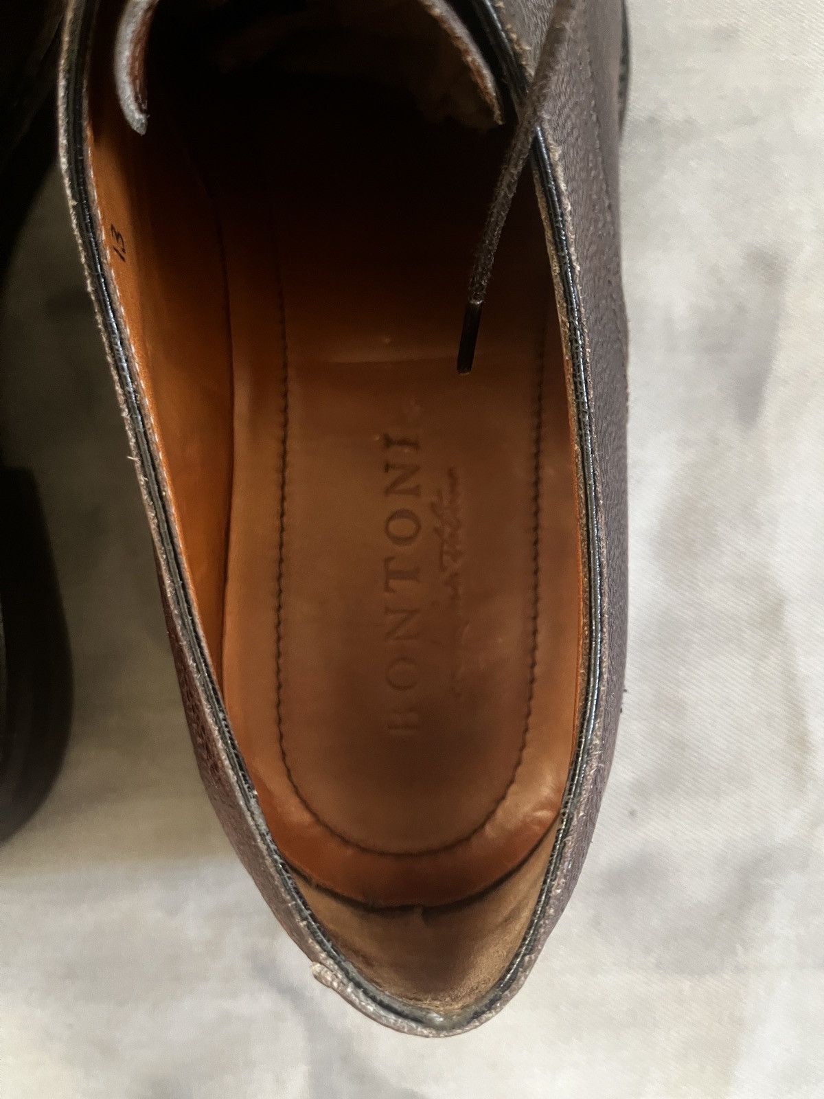 Bontoni Bontoni Scuro Casual Laceup in Legno Size US 13 / EU 46 - 7 Thumbnail