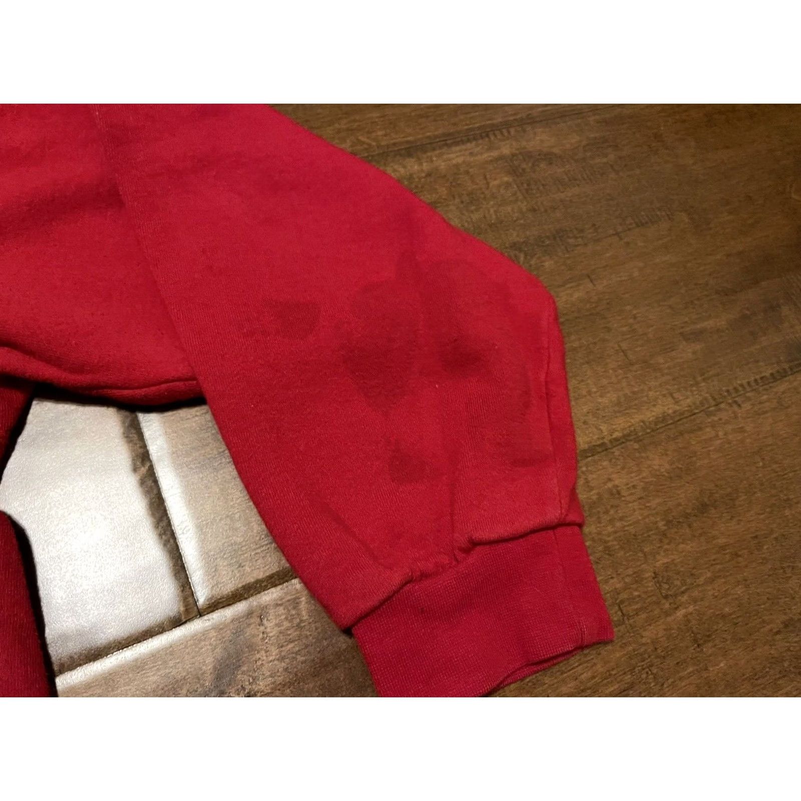 Vintage Six Flags Holiday In The Park Red Crewneck Sweatshirt Womens L Size L / US 10 / IT 46 - 5 Thumbnail
