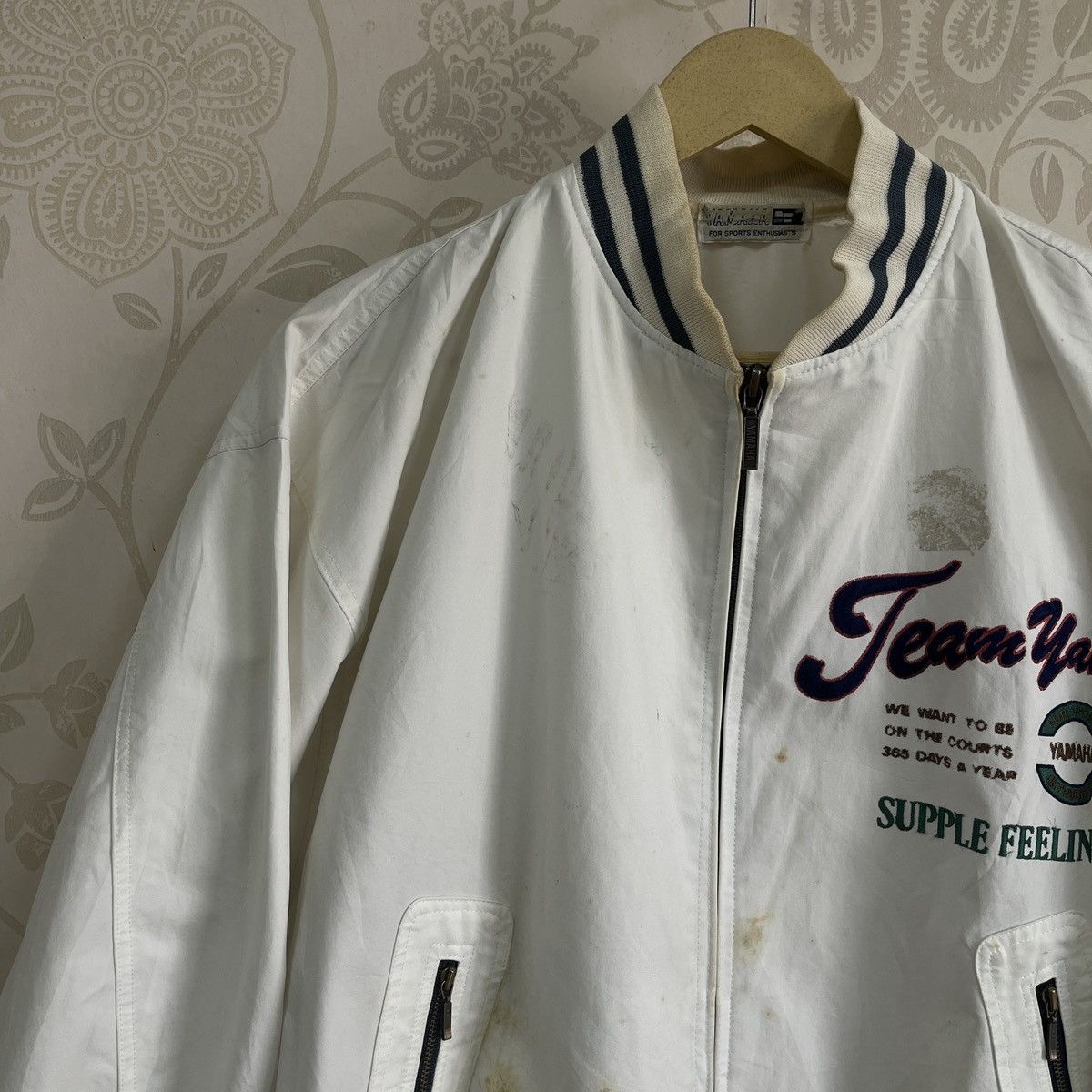 Vintage × Yamaha Rare 1970s Team Yamaha Sports Enthusiasts Bomber Jacket Size US L / EU 52-54 / 3 - 5 Thumbnail