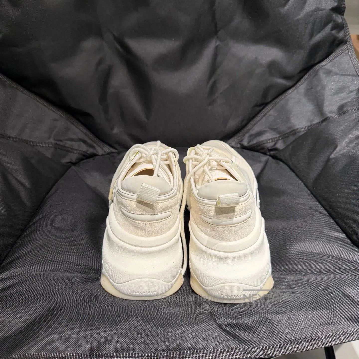 Balmain Balmain Small Logo Platform Lace-Up Sneakers. Size US 11 / EU 44 - 4 Thumbnail