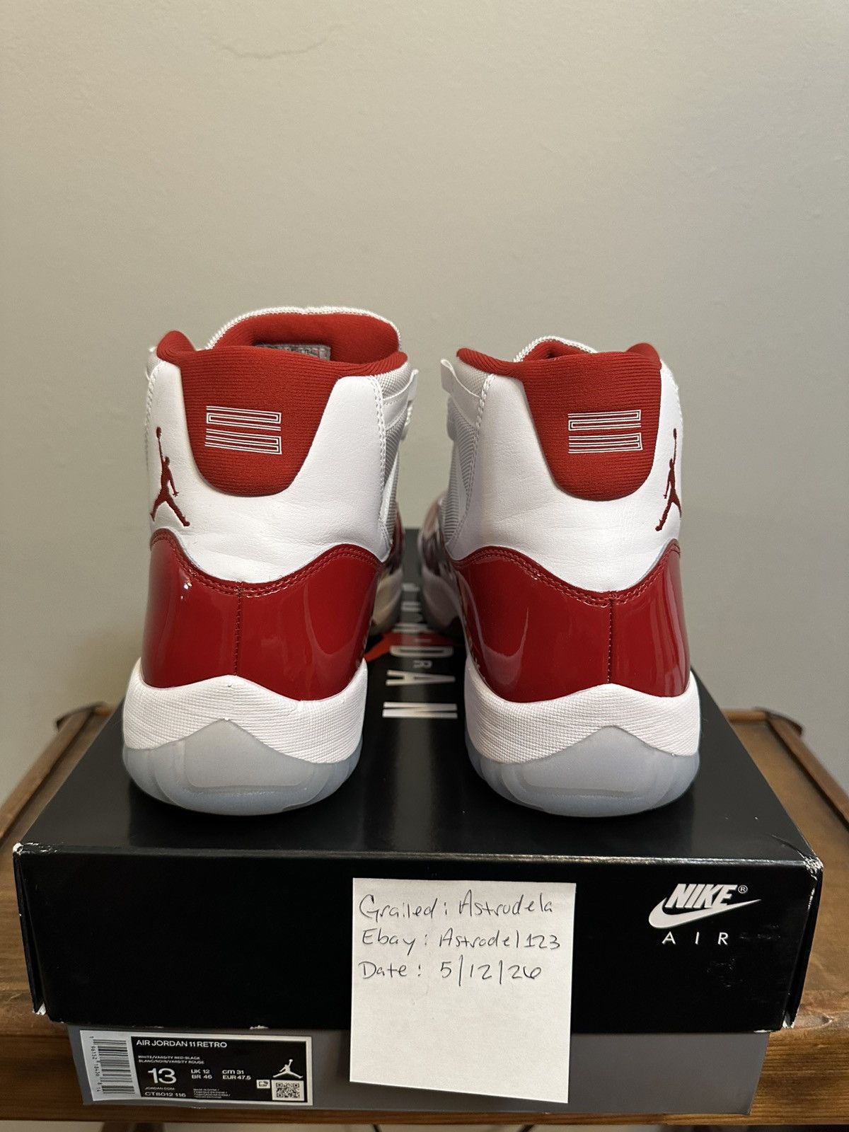 Jordan Brand Nike Air Jordan 11 Retro Cherry 2022 size 13 Size US 13 / EU 46 - 5 Thumbnail