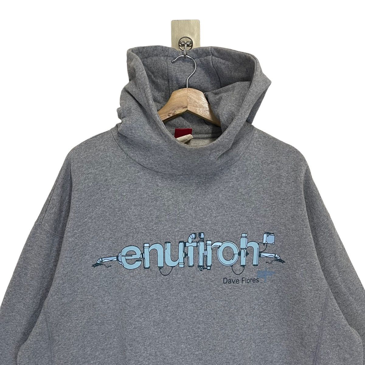 Other Vintage Enufhon Big Logo Skate Hoodie Size US XL / EU 56 / 4 - 4 Thumbnail