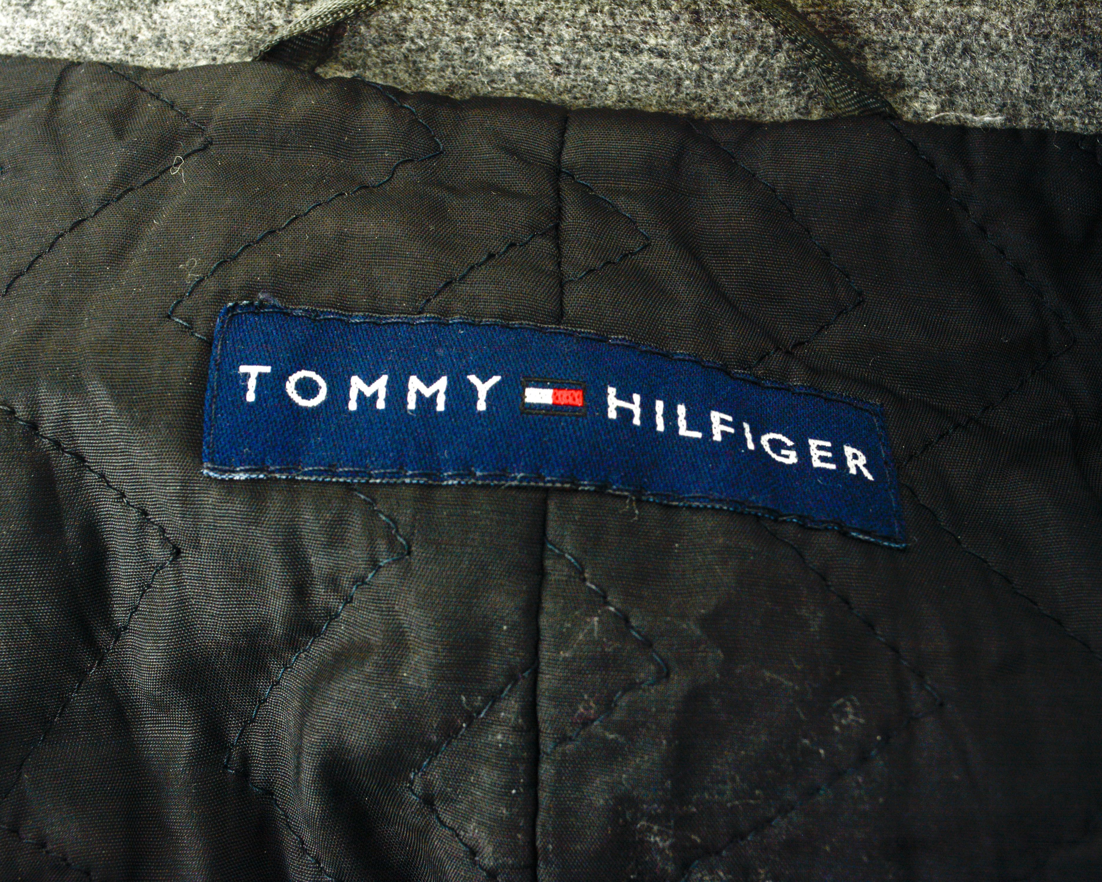 Tommy Hilfiger Nassau S Wool Over Coat Jacket Pea Grey Winter Outdoors Size US S / EU 44-46 / 1 - 5 Thumbnail