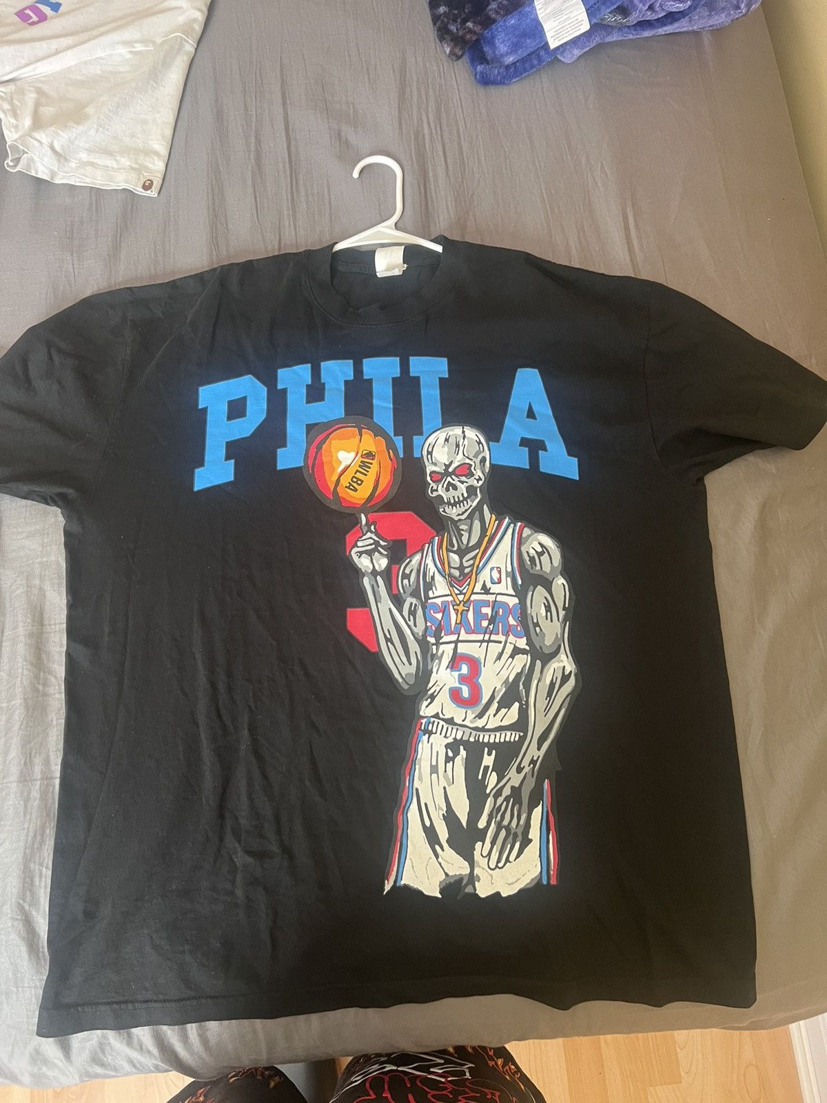 NBA × Warren Lotas Warren Lotas Allen Iverson 76ers shirt Size US XL / EU 56 / 4 - 1 Thumbnail