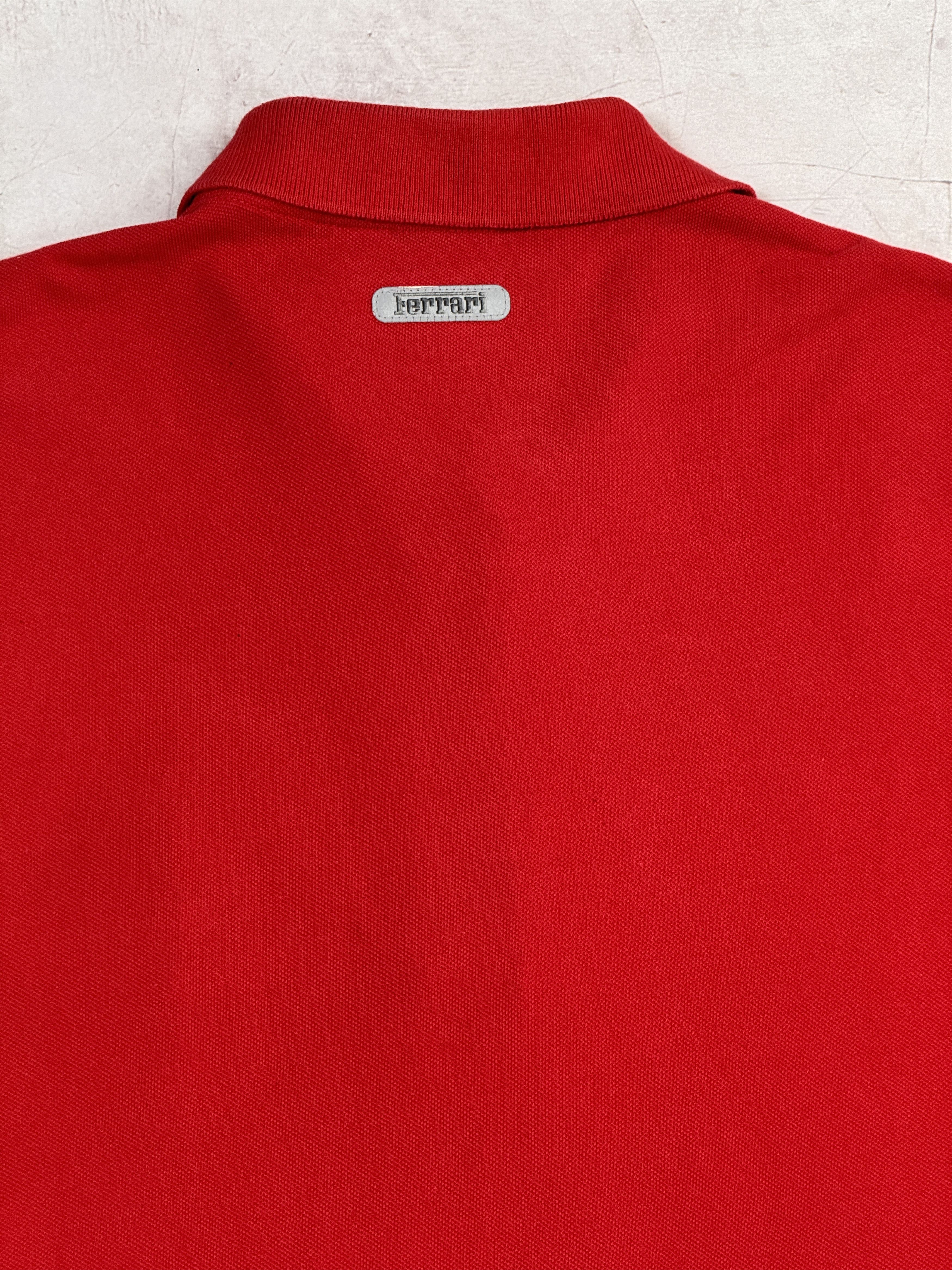 Ferrari × Formula 1 × Vintage 2000 Ferrari & Vodafone Polo T-Shirt Racing Formula1 Team Size US M / EU 48-50 / 2 - 12 Thumbnail