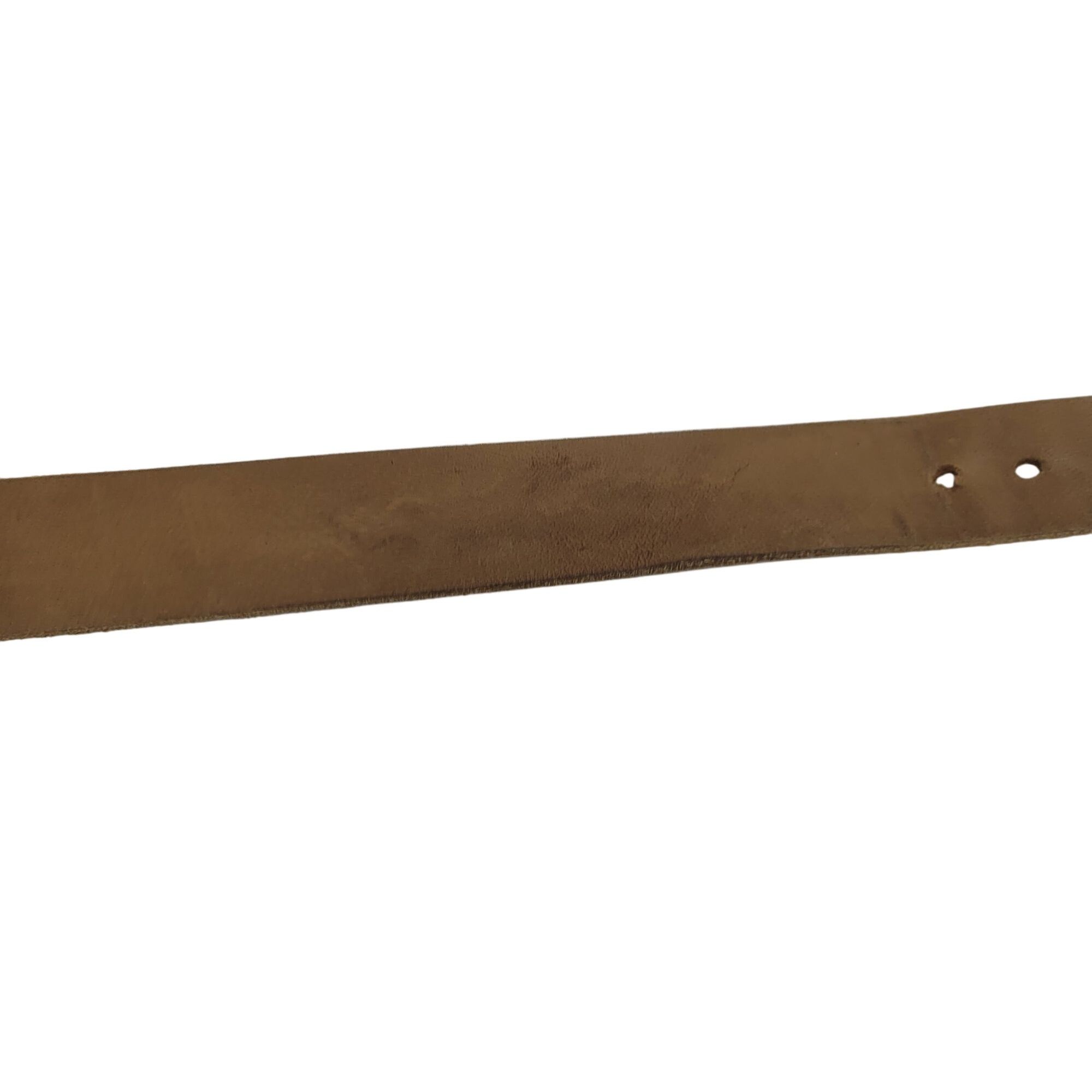 Other Bison Denim Camel Brown Genuine Leather Mens Belt Rugged Out Size 36 - 8 Thumbnail