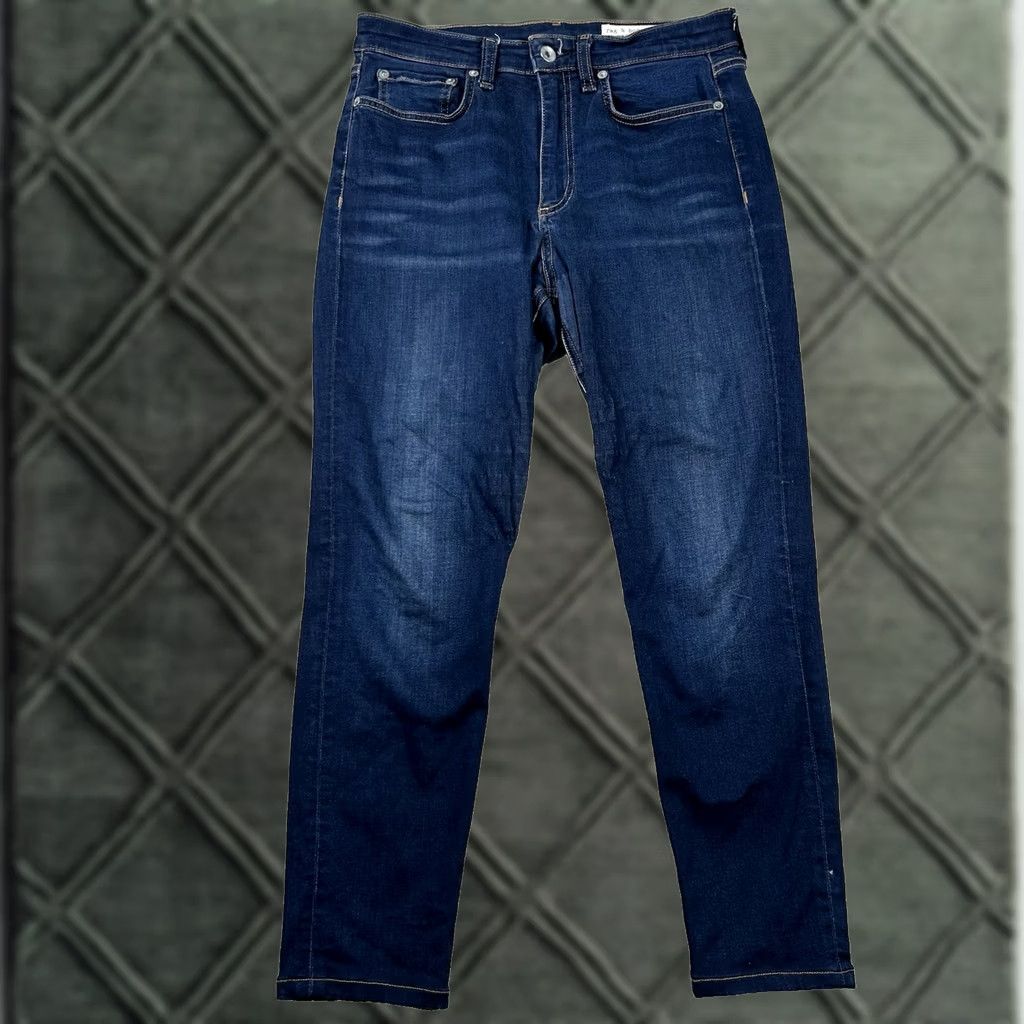 Rag & Bone VINTAGE Rag & Bone Jeans Womens 27 Nina High Rise Ankle Skinny Crop Capri Designer Size 27" / US 4 / IT 40 - 1 Thumbnail