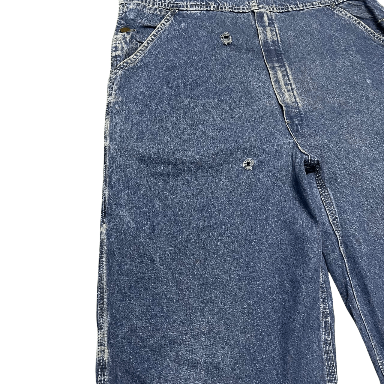 Oshkosh Vintage Oshkosh Bgosh Union Made Denim Overalls Size US 37 - 4 Thumbnail