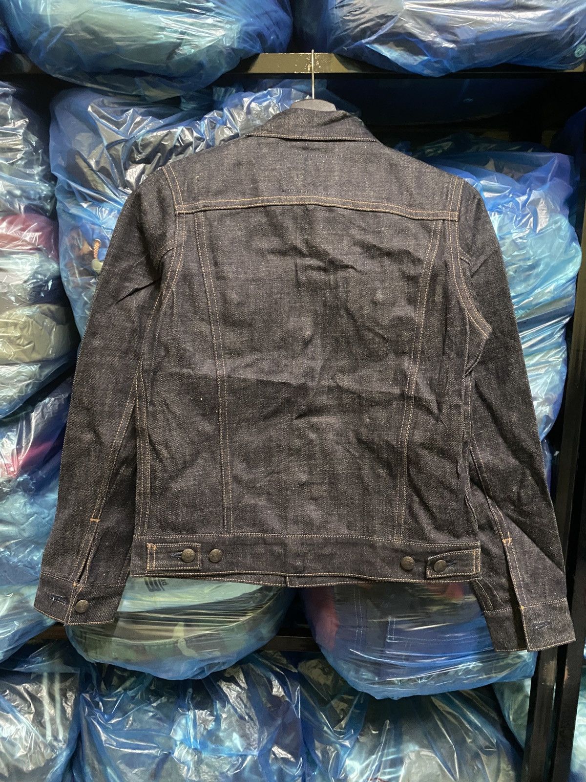 Chevignon Chevignon Raw Selvedge Type III Denim Jacket Butterfly Logo Size US XS / EU 42 / 0 - 10 Thumbnail