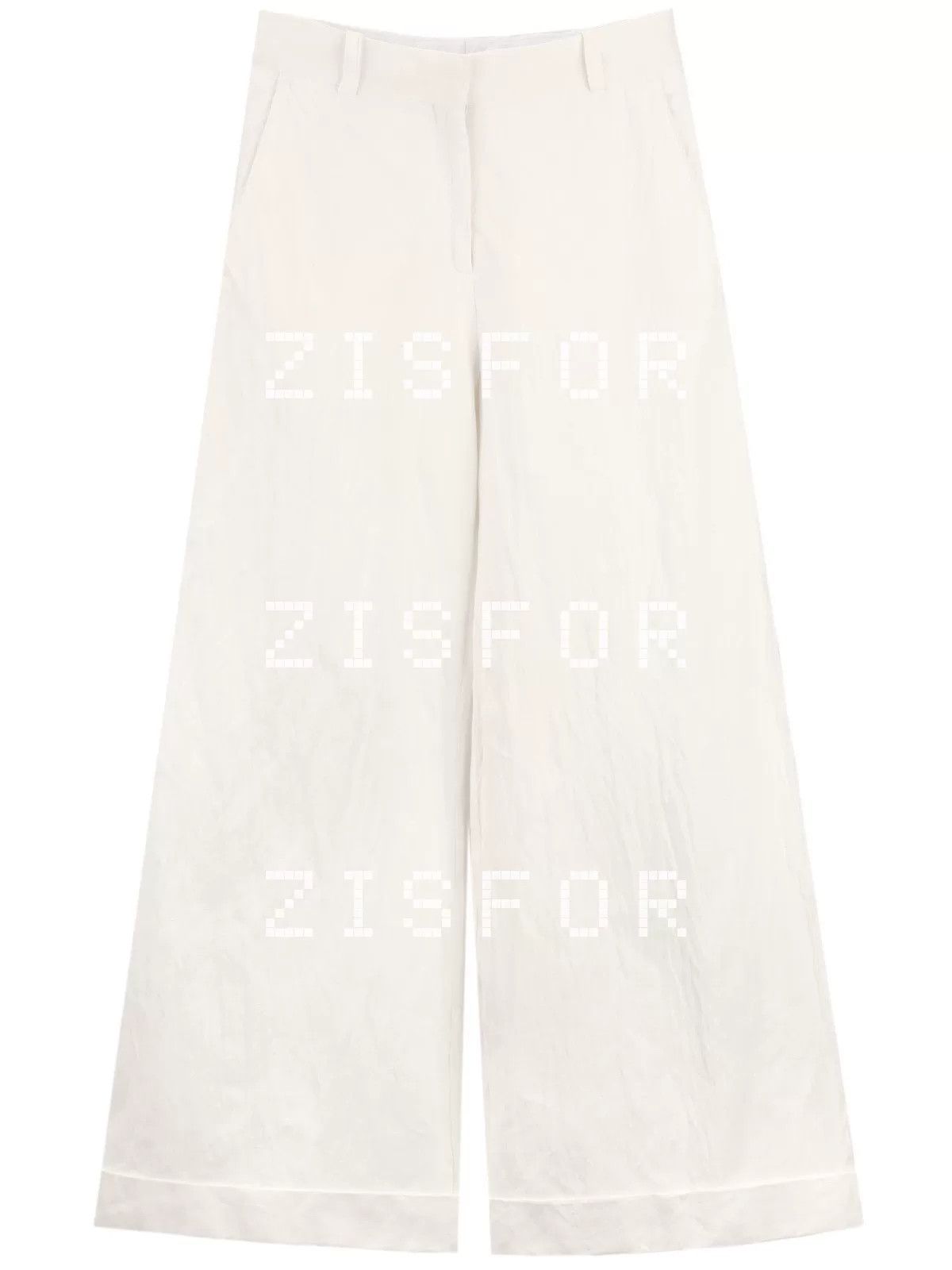 Celine Old Celine Linen Wide-Leg Trousers Size 34" / US 12 / IT 48 - 1 Thumbnail