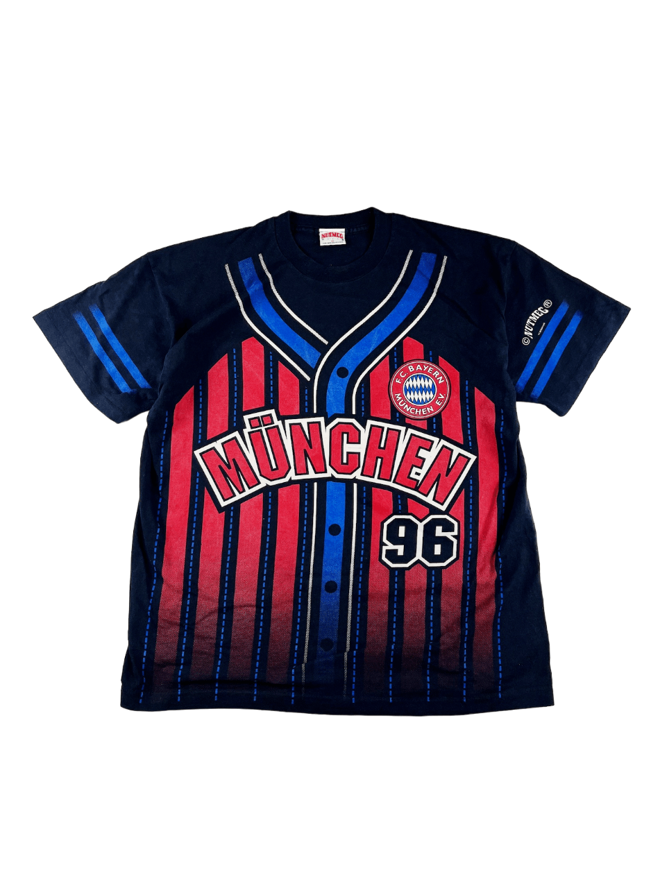 Vintage Vintage FC Bayern Soccer Jersey T-shirt Nutmeg Size US XL / EU 56 / 4 - 2 Thumbnail