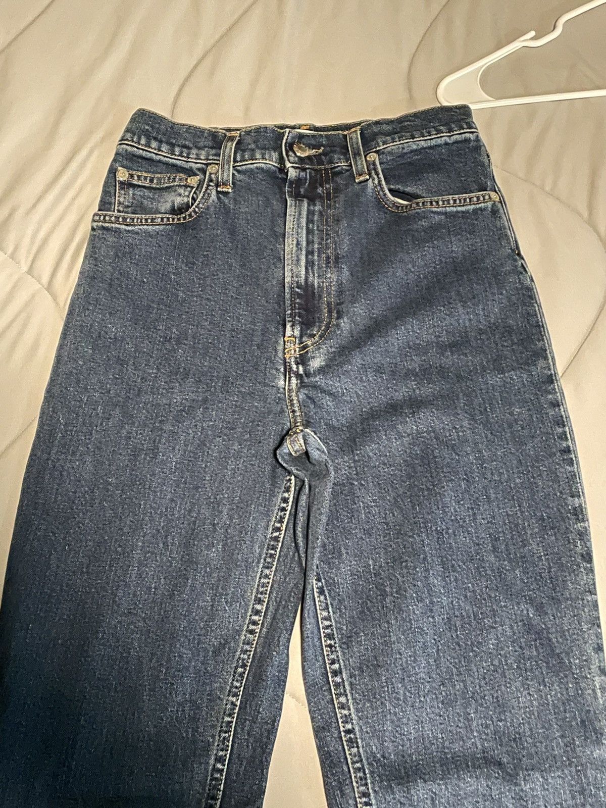 Helmut Lang Helmut Lang blue skinny jeans Size 27" / US 4 / IT 40 - 1 Thumbnail