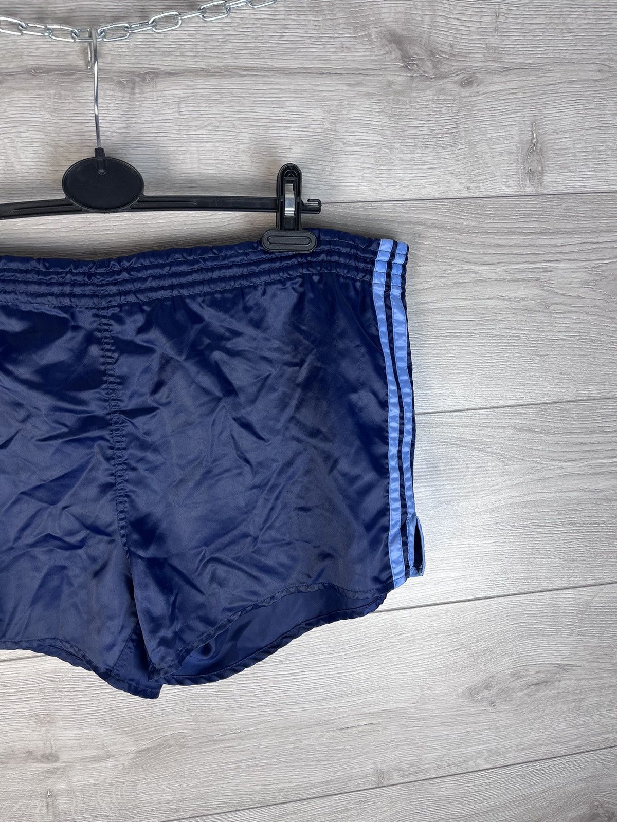Vintage Vintage 1980s Adidas Made In West Germany Navy Sprinter Size US 34 / EU 50 - 3 Thumbnail