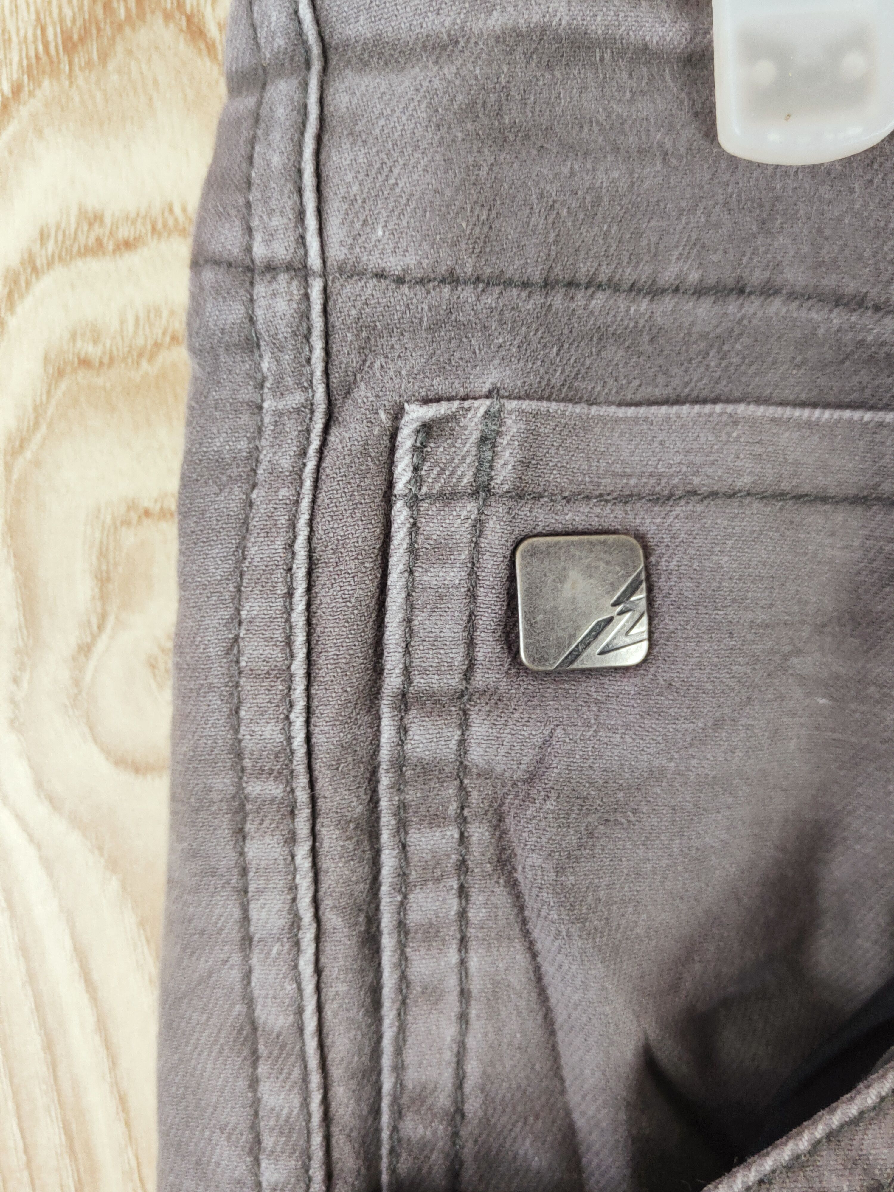 Japanese Brand I'z Frontier Gray Faded Multipocket Cargo Pants #W092 Size US 32 / EU 48 - 3 Thumbnail