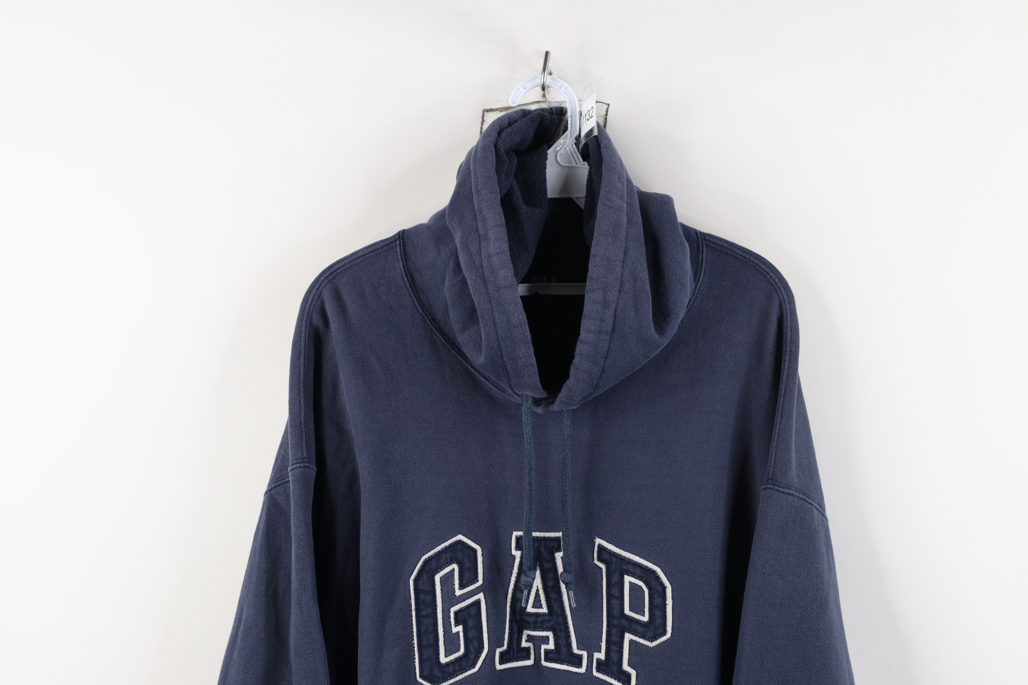 Gap Vintage Y2K Gap Heavyweight Reverse Weave Hoodie Sweatshirt Size US XL / EU 56 / 4 - 2 Thumbnail