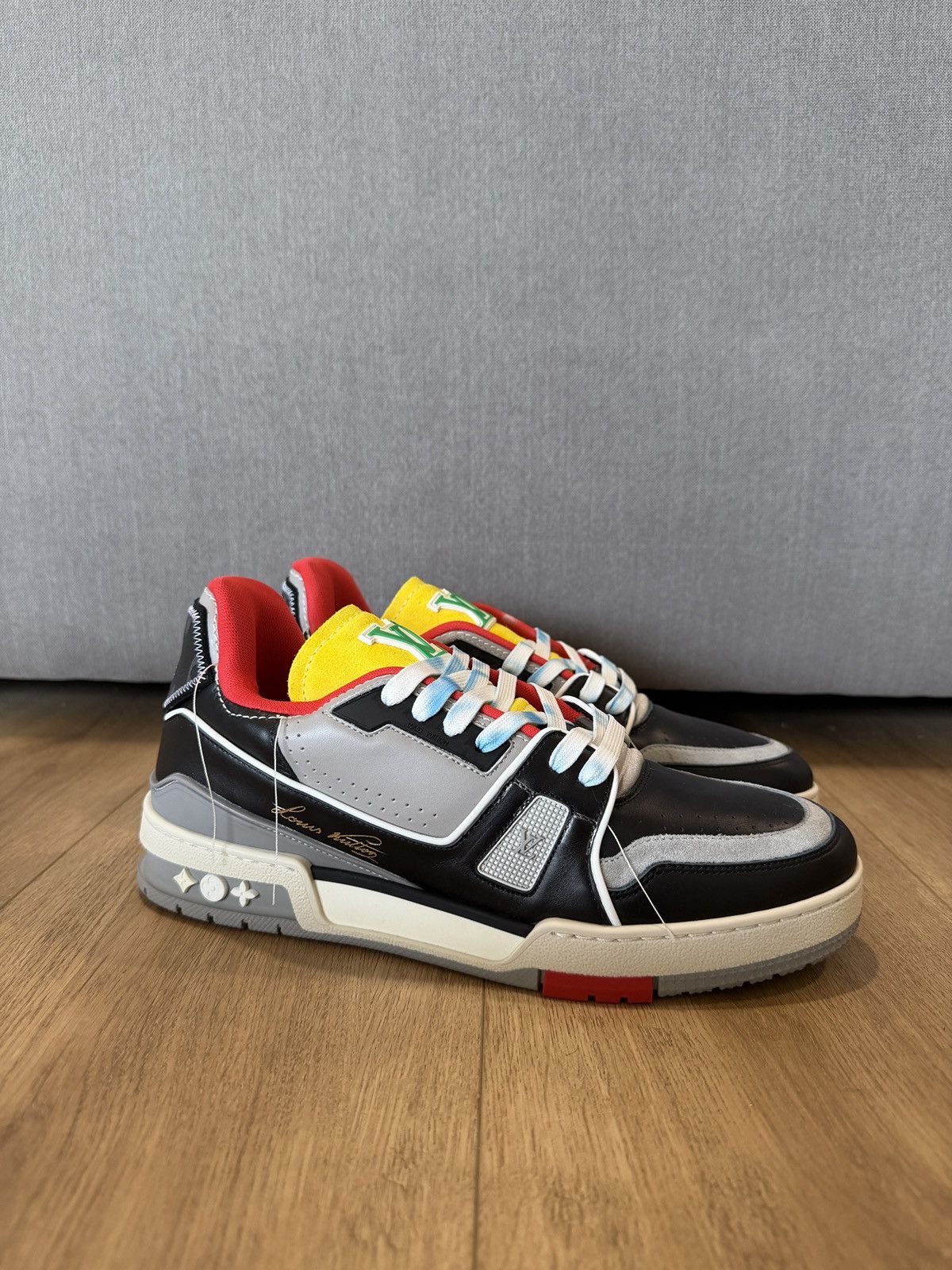 Louis Vuitton LOUIS VUITTON UPCYCLE TRAINER BLACK VIRGIL Size US 8 / EU 41 - 3 Thumbnail