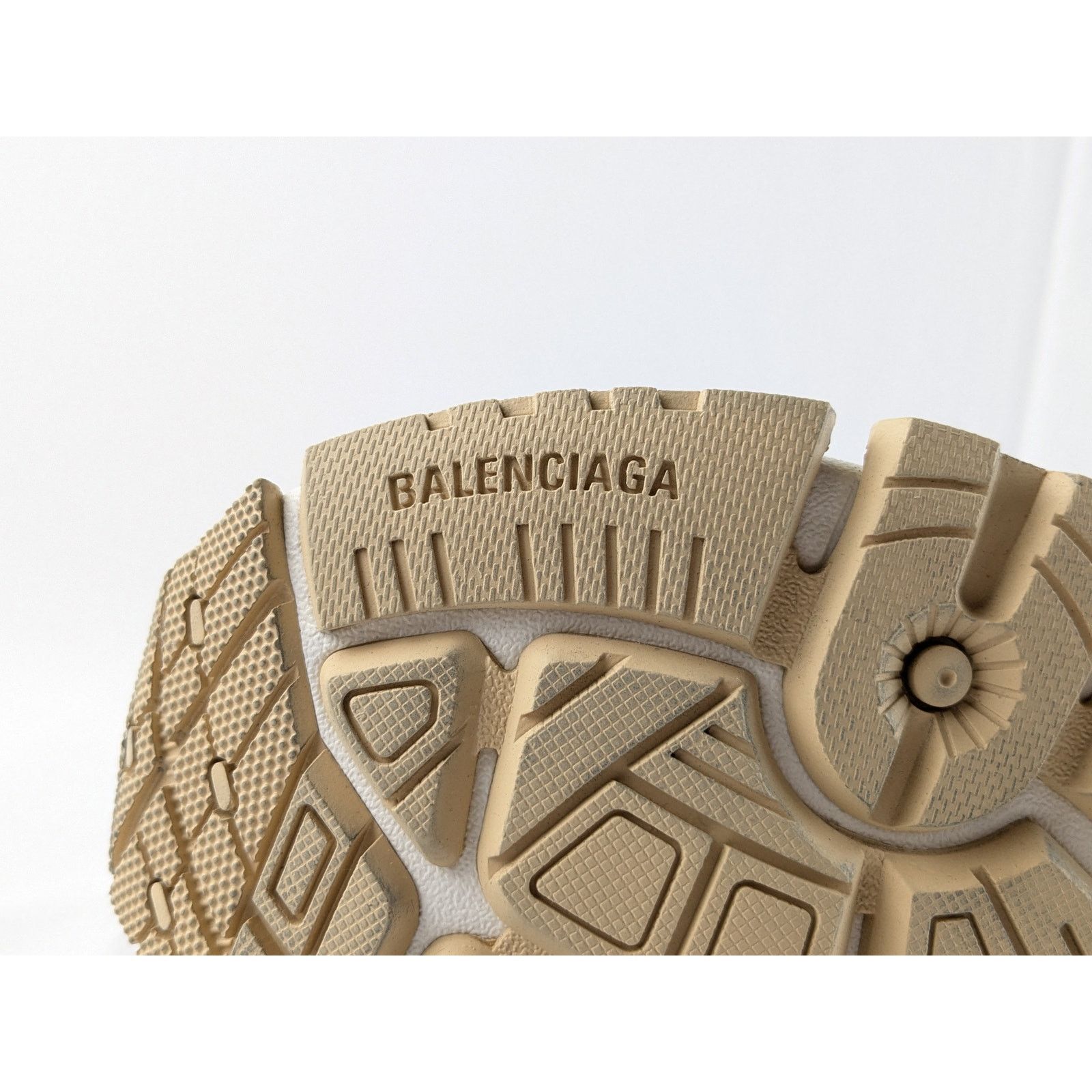 Balenciaga o1rshd1 Four Color Upper Rubber Runner Sneakers Multicolor Size US 13 / EU 46 - 8 Thumbnail