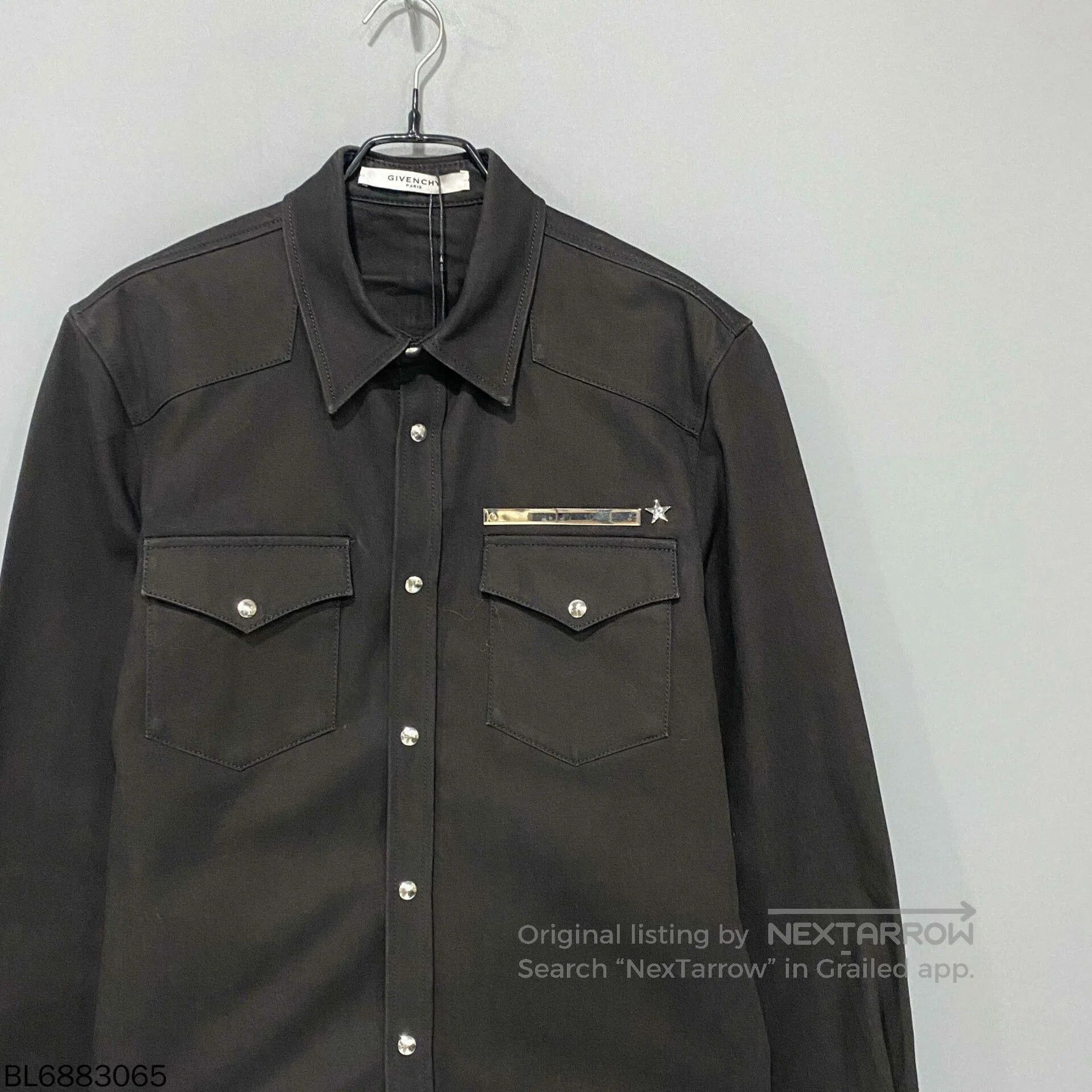 Givenchy Givenchy Black Denim Star Jacket. Size US S / EU 44-46 / 1 - 2 Thumbnail