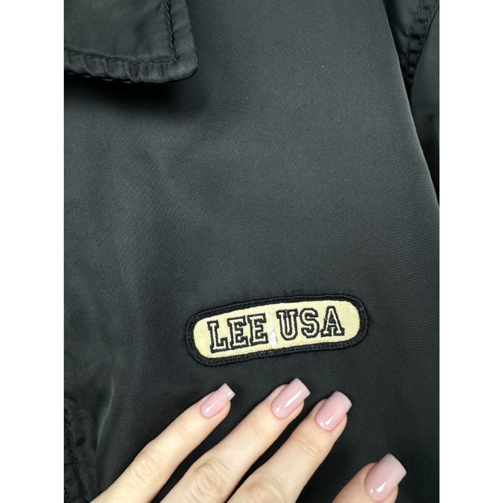 Lee Lee Bomber Jacket - Jacket - XL - Black - Lee Sanforised USA 90s Vintage Insulated Bomber Jacket XL Black Mens Size XL Size US XL / EU 56 / 4 - 3 Thumbnail