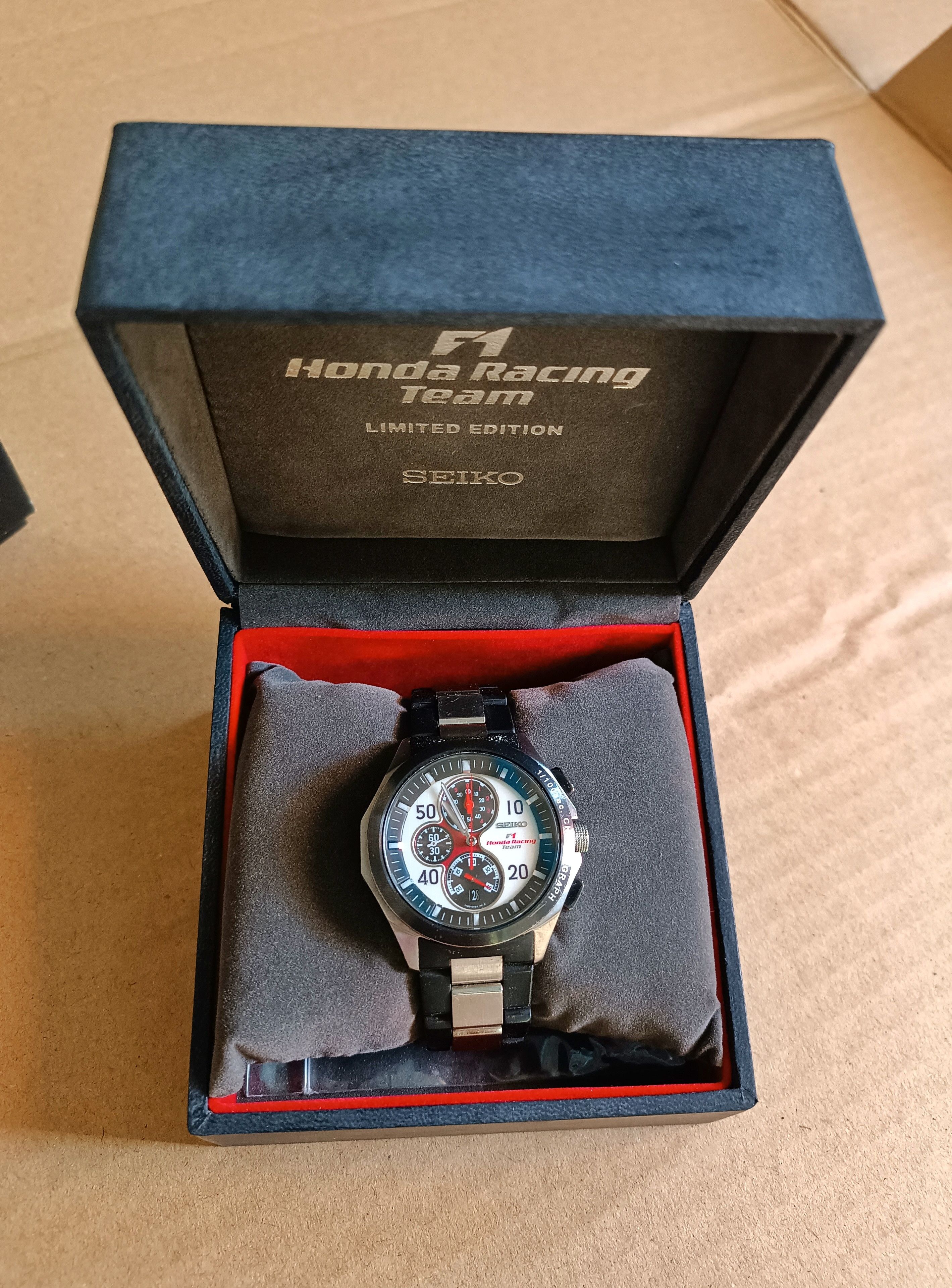 即納！最大半額！ × Seiko × Brand Japanese Time RACING HONDA F1 SEIKO Homme F1