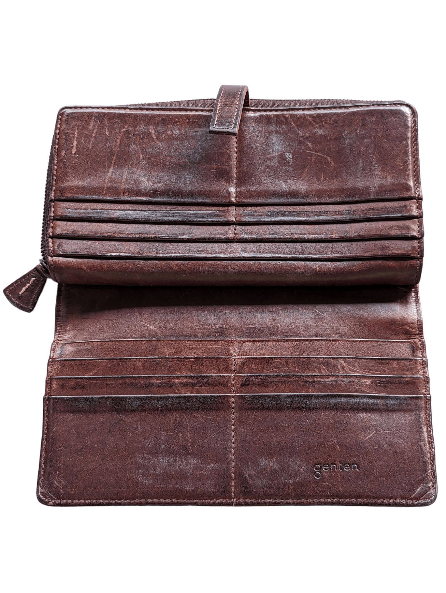 Genuine Leather RARE GENTEN CUTWORK LEATHER WALLET Size ONE SIZE - 3 Thumbnail