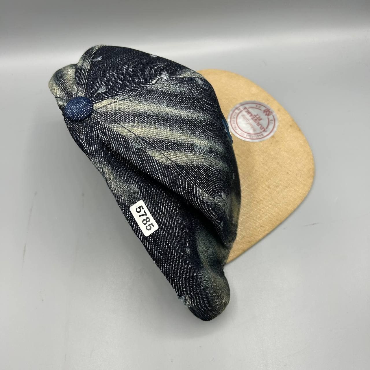 Mitchell & Ness Chicago Bulls Hat Men Denim Torn Mitchell & Ness Snap Back Size ONE SIZE - 9 Thumbnail