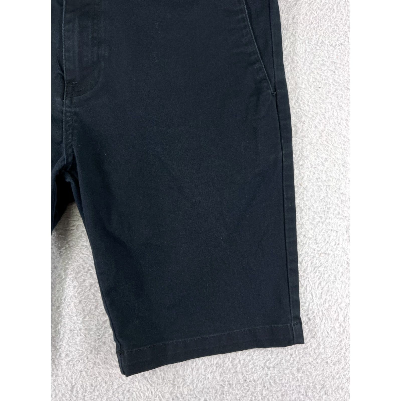Volcom Volcom Men Shorts 30 Black Cotton Blend Twill Chino Skate Casual Inseam 10" Rise Mid 10-12" 5-Pocket Logo Size US 30 / EU 46 - 5 Thumbnail
