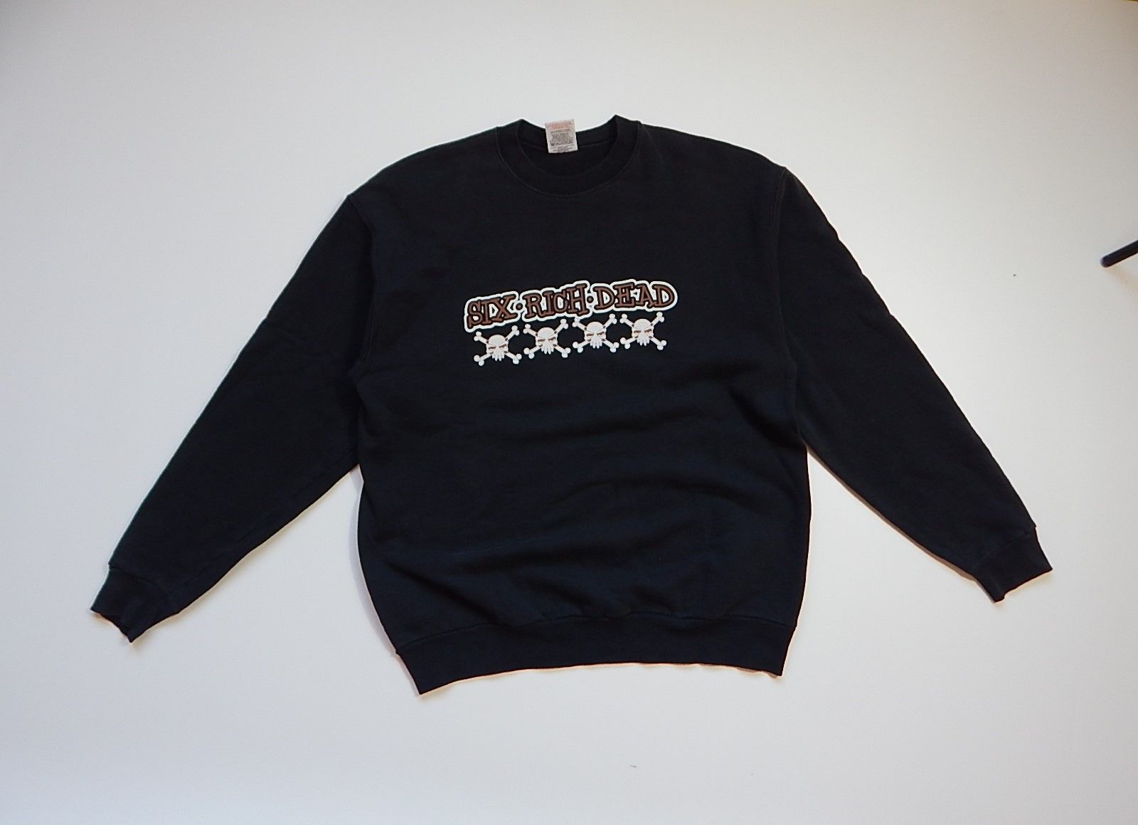 Band Tees × Vintage vintage 00s six rich dead trash compost records sweatshirt Size US XL / EU 56 / 4 - 1 Thumbnail