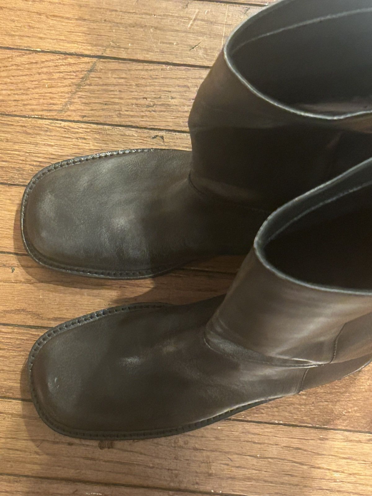 H&M H&M Rustic Gray Leather Size US 8 / IT 38 - 6 Thumbnail