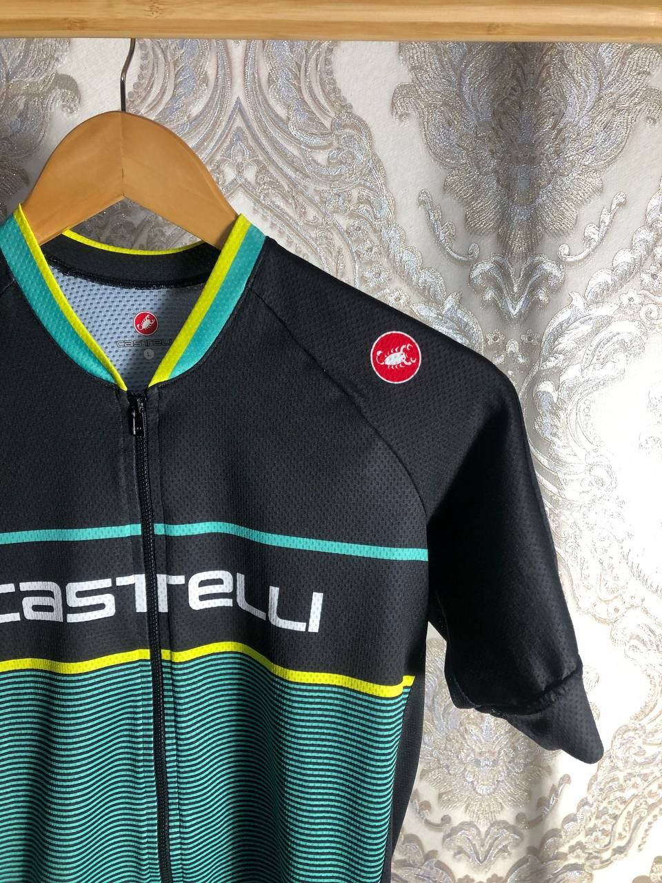 Vintage VERY RARE CASTELLI FULL ZIP BIKE JERSEY ITALY Y2K 90s HYP Size US L / EU 52-54 / 3 - 2 Thumbnail