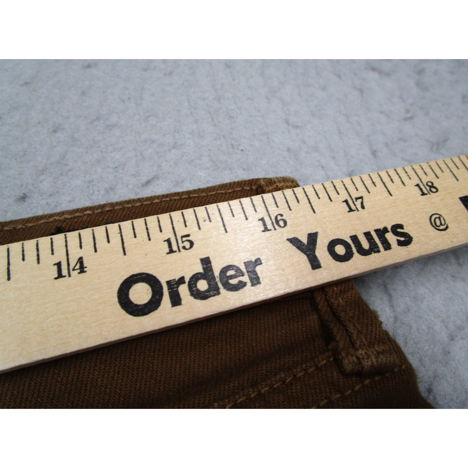 Denime VINTAGE Noend Mens Jeans Skinny Denim 34 Brown Cotton Blend Made in USA 30in Inseam Size US 34 / EU 50 - 6 Thumbnail