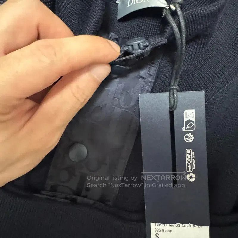 Dior Dior Black Wool Embroidered Logo Jacket . Size US S / EU 44-46 / 1 - 3 Thumbnail