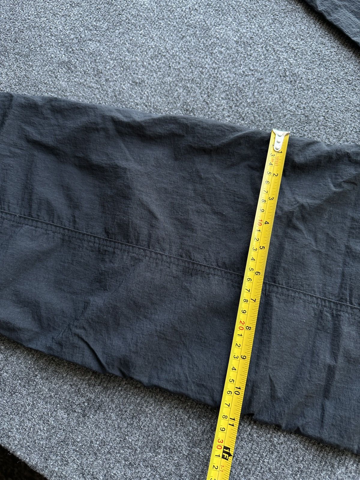 Other 🚨CARGO BAGGY MULTIPOCKET WOMEN PANTS RARE BLACK STRIPE Size 27" / US 4 / IT 40 - 21 Thumbnail