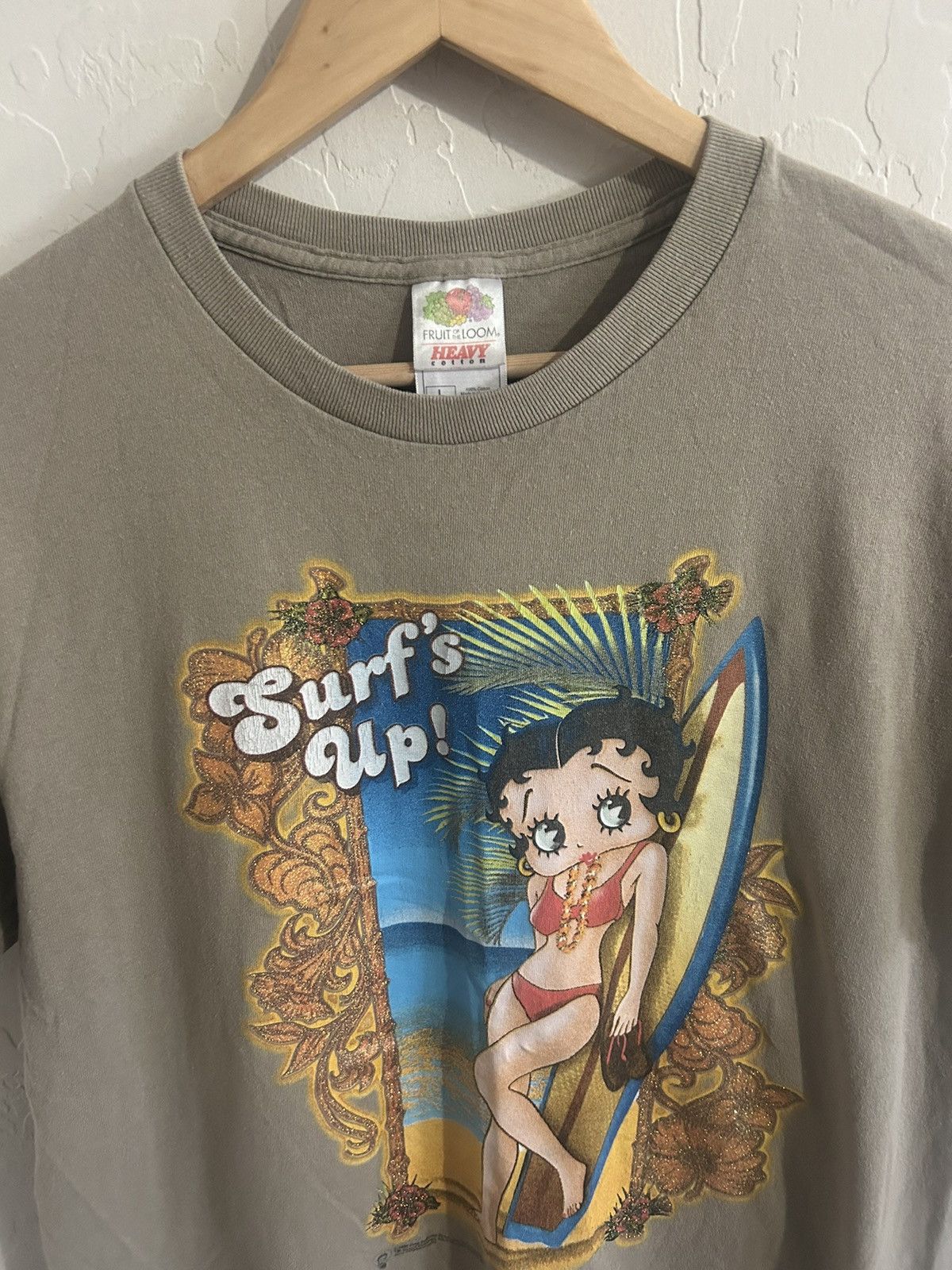 Cartoon Network × Vintage Vintage Betty Boop Surfing Shirt Size US L / EU 52-54 / 3 - 2 Thumbnail