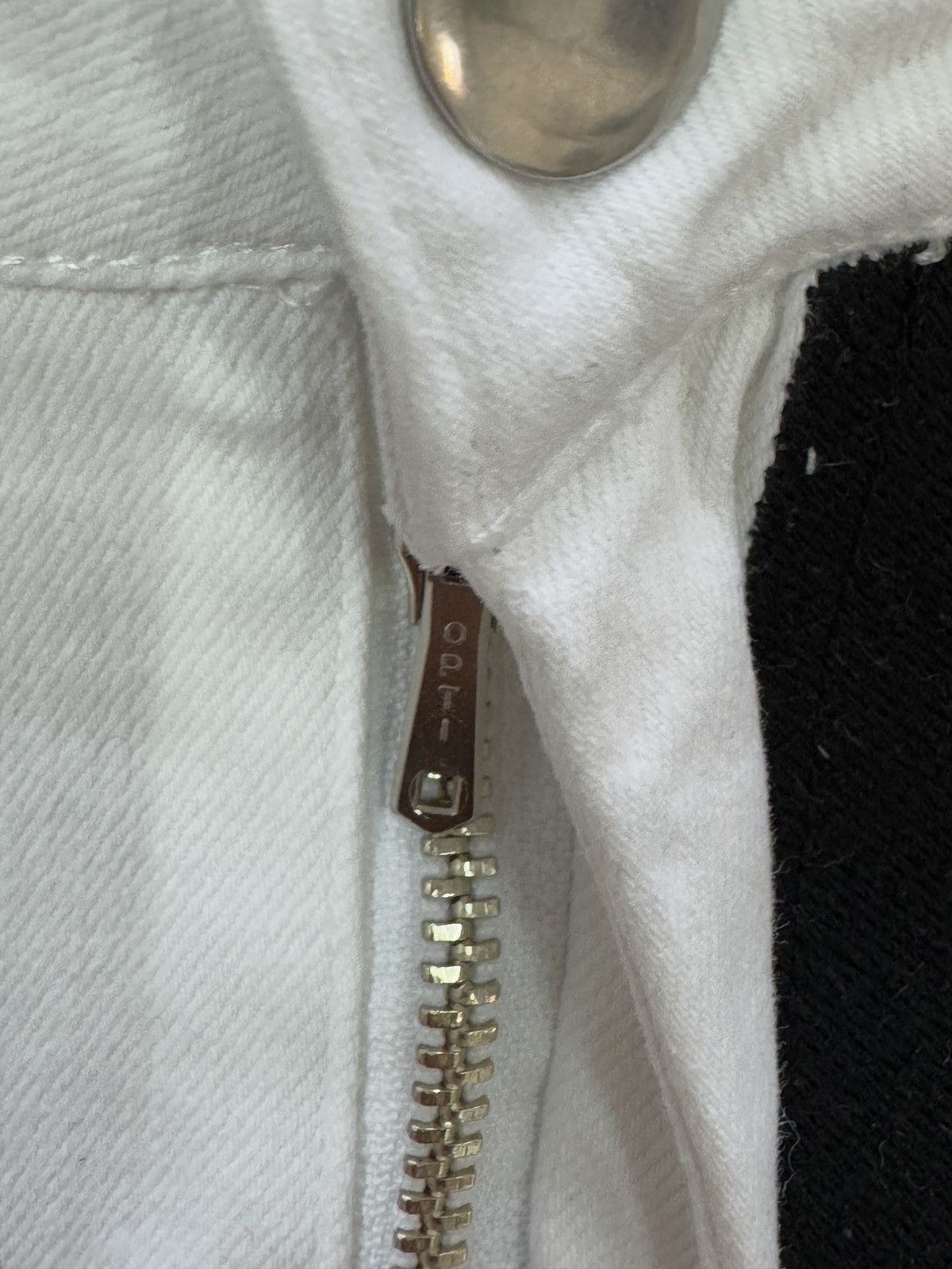 Vintage I AM GIA Flare Flame Jeans (White) Size US 28 / EU 44 - 7 Thumbnail