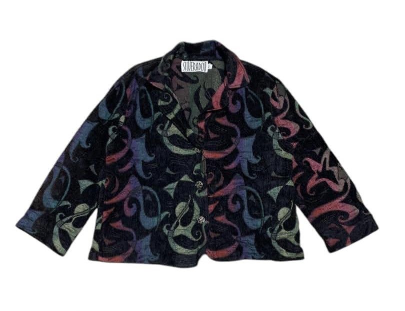 Vintage Art Corduroy Cardigan Jacket By Silverado