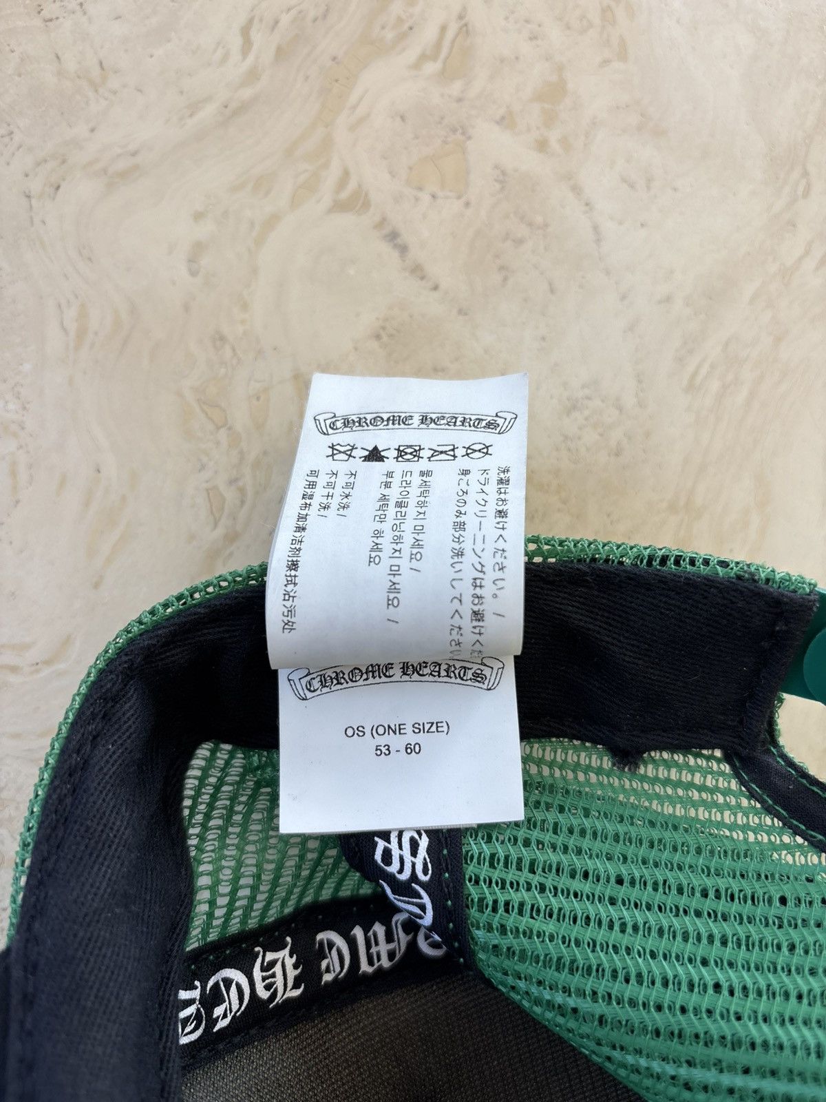 Chrome Hearts Chrome Hearts CH Black/Green Hollywood Trucker Hat Size ONE SIZE - 9 Thumbnail