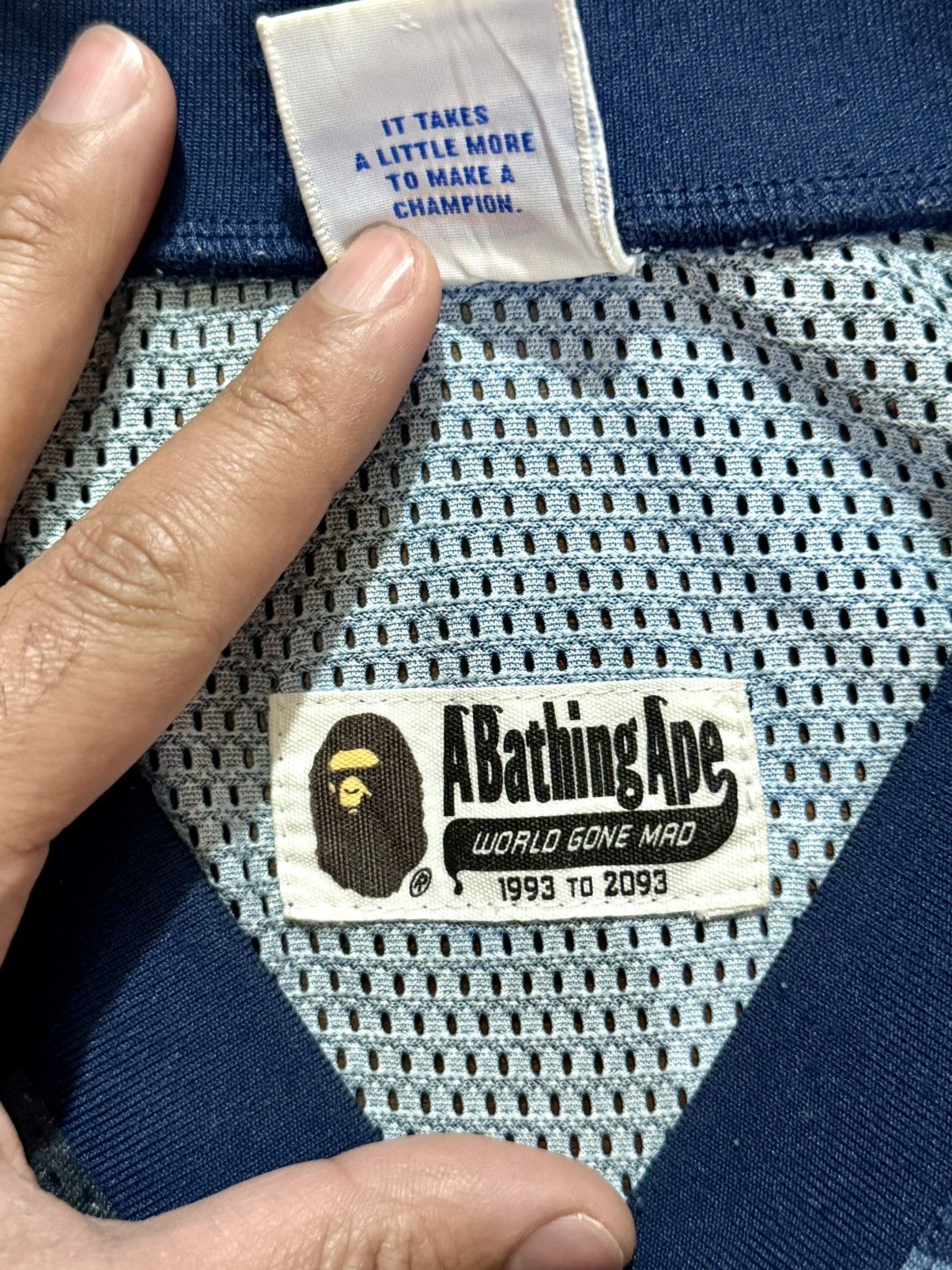 Bape 2017 BAPE x CHAMPION #93 JERSEY Size US M / EU 48-50 / 2 - 15 Thumbnail