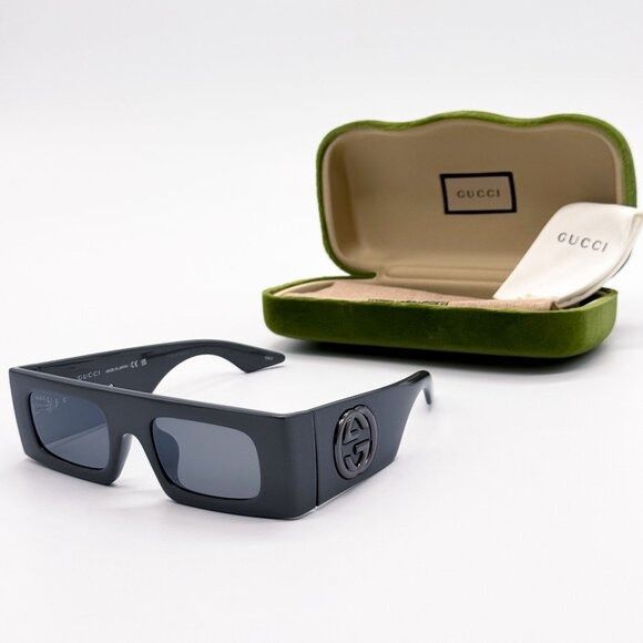 Gucci NEW GUCCI SUNGLASSES GG1646S 006 GRAY UNISEX EYEWEAR GUCCI Size ONE SIZE - 2 Thumbnail