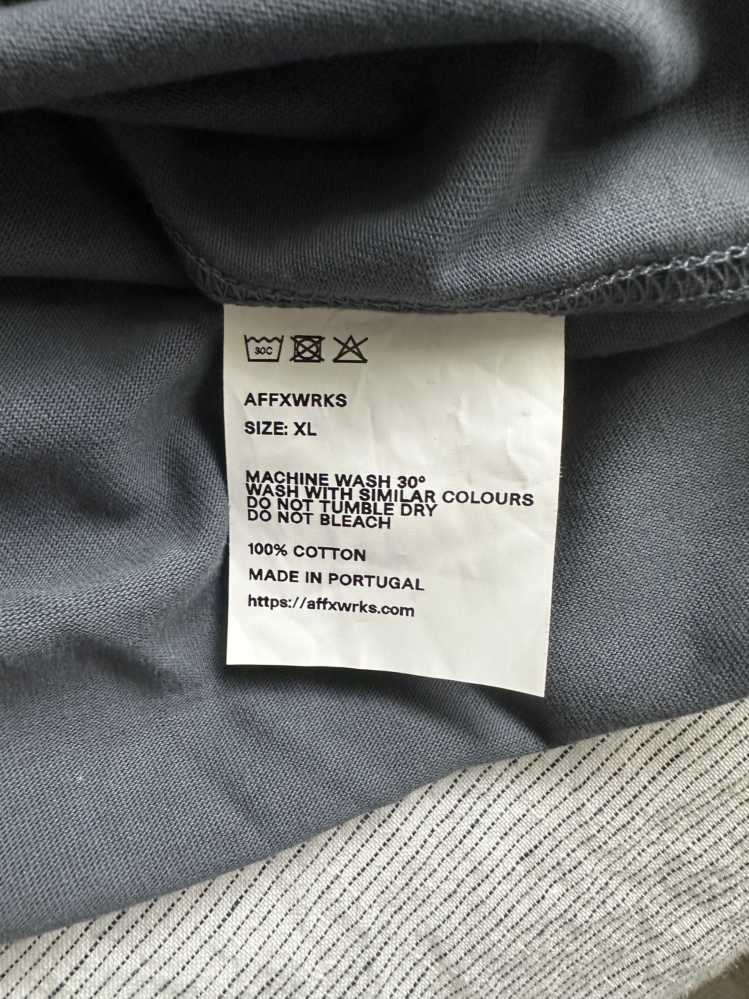 AFFXWRKS AFFXWRKS Blue & Gray Dual Sleeve Long Sleeve T-Shirt Size US XL / EU 56 / 4 - 6 Thumbnail