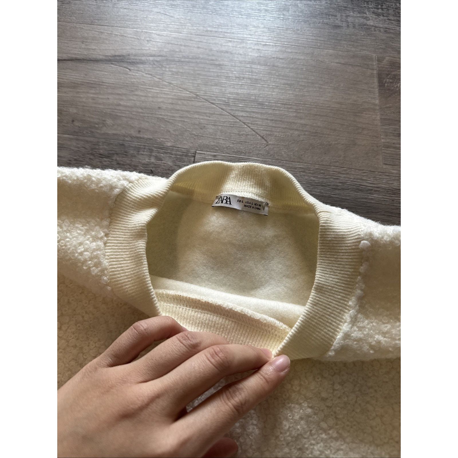 Zara Zara White Sweater Size L Brand New Without Tag Size L / US 10 / IT 46 - 7 Thumbnail