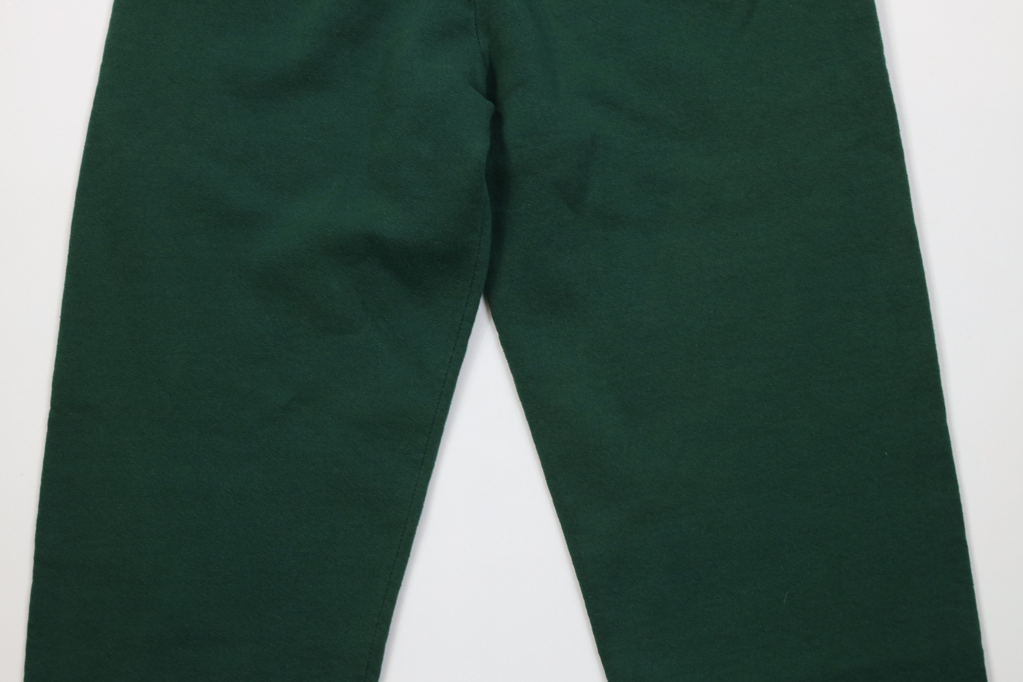 Vintage Vintage 90s Streetwear Blank Sweatpants Joggers Green USA Size US 34 / EU 50 - 8 Thumbnail