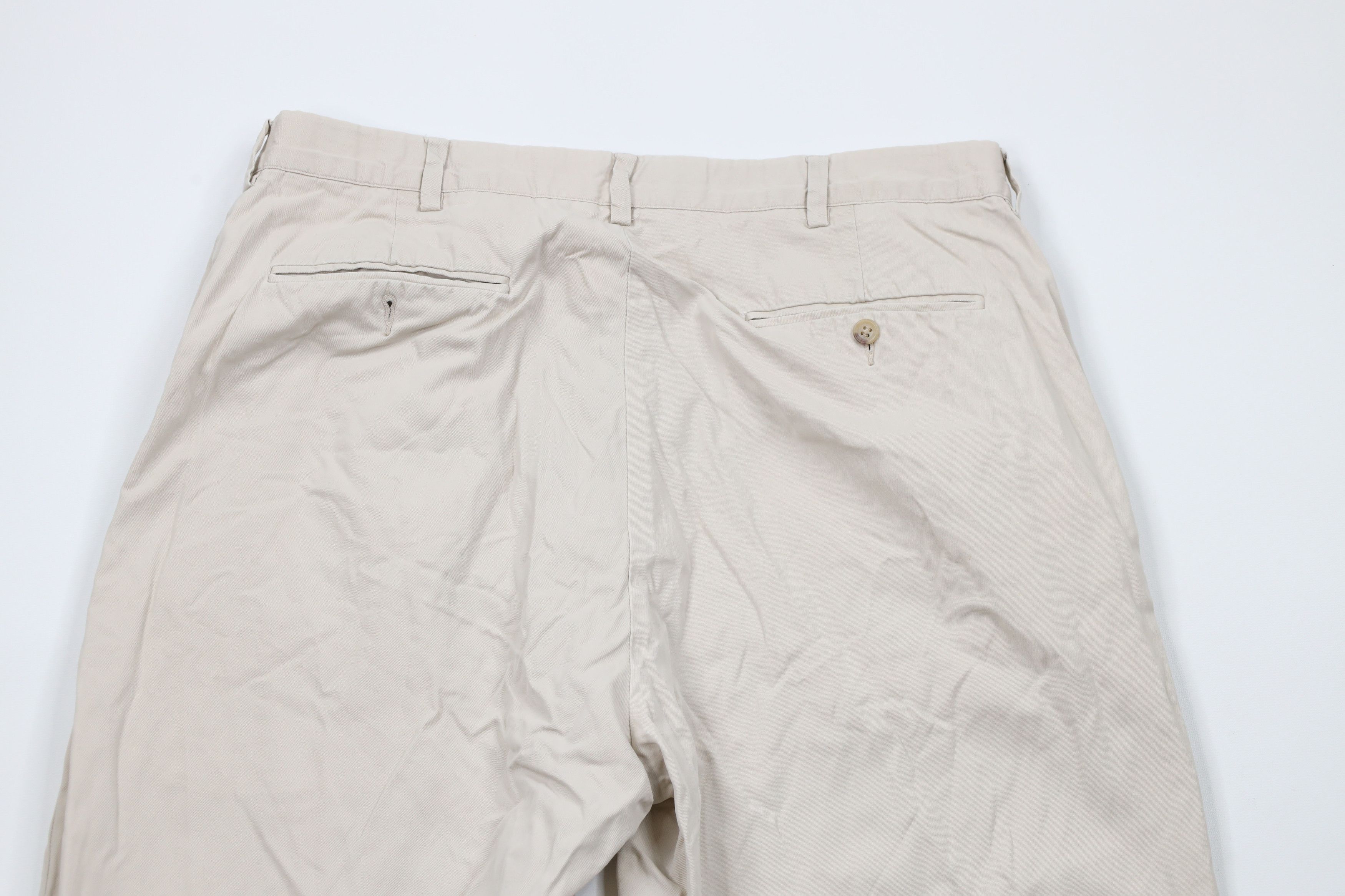 Ralph Lauren × Vintage Vintage 90s Ralph Lauren Cotton Chino Pants Trousers Size US 34 / EU 50 - 11 Thumbnail